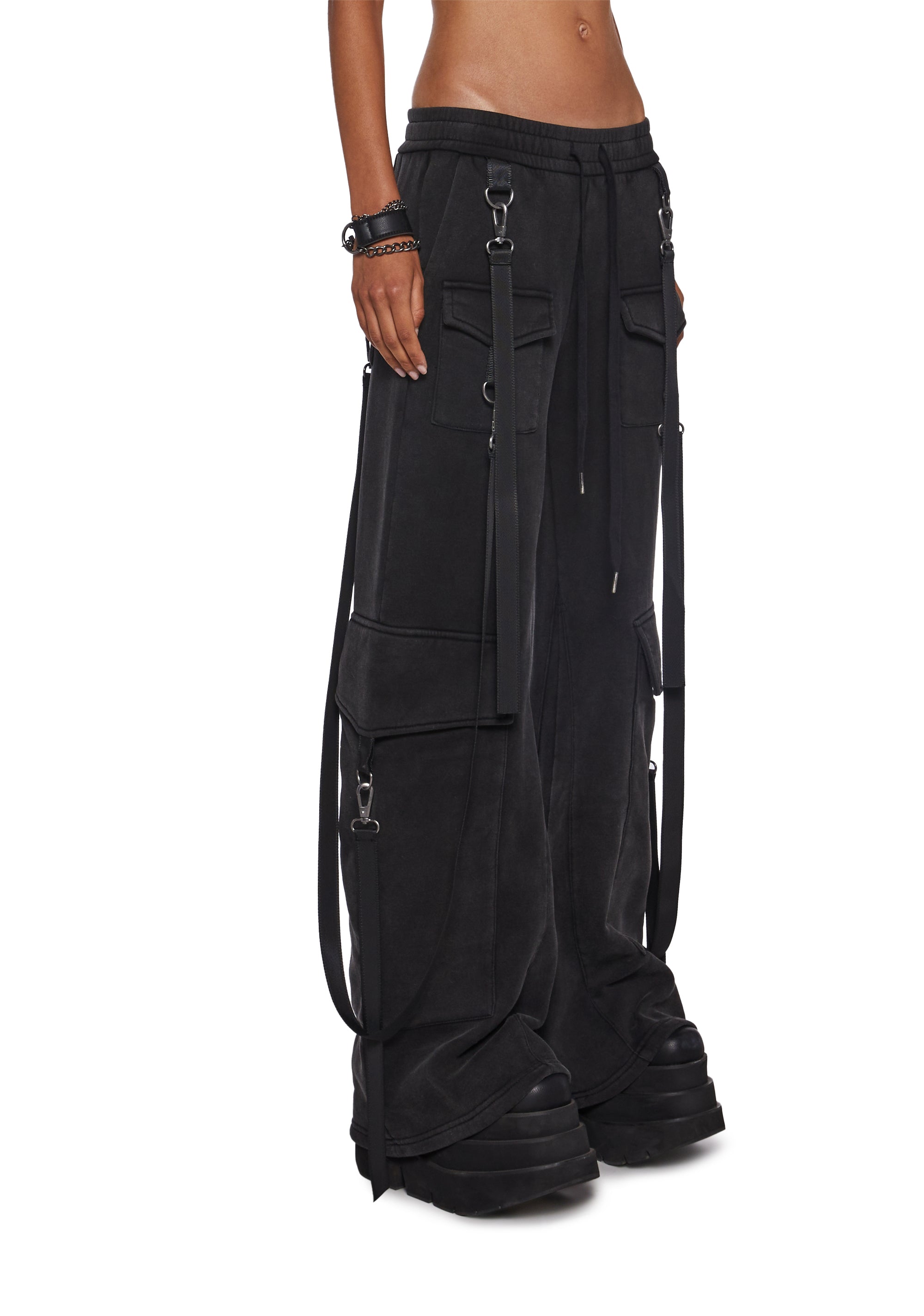 Techno Beats Suspender Joggers - Image 3