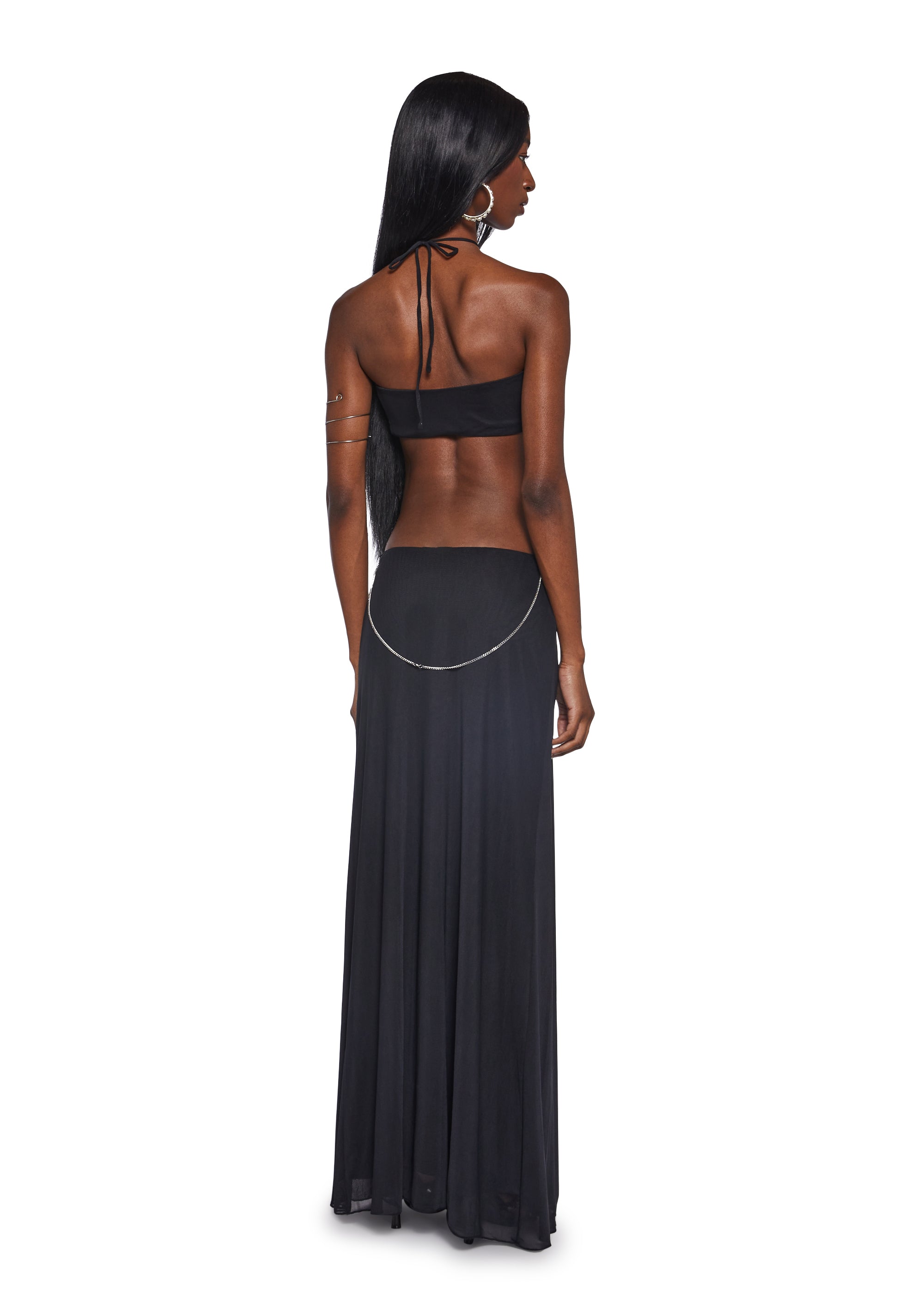 Dance Pulse Maxi Dress - Black - Image 4