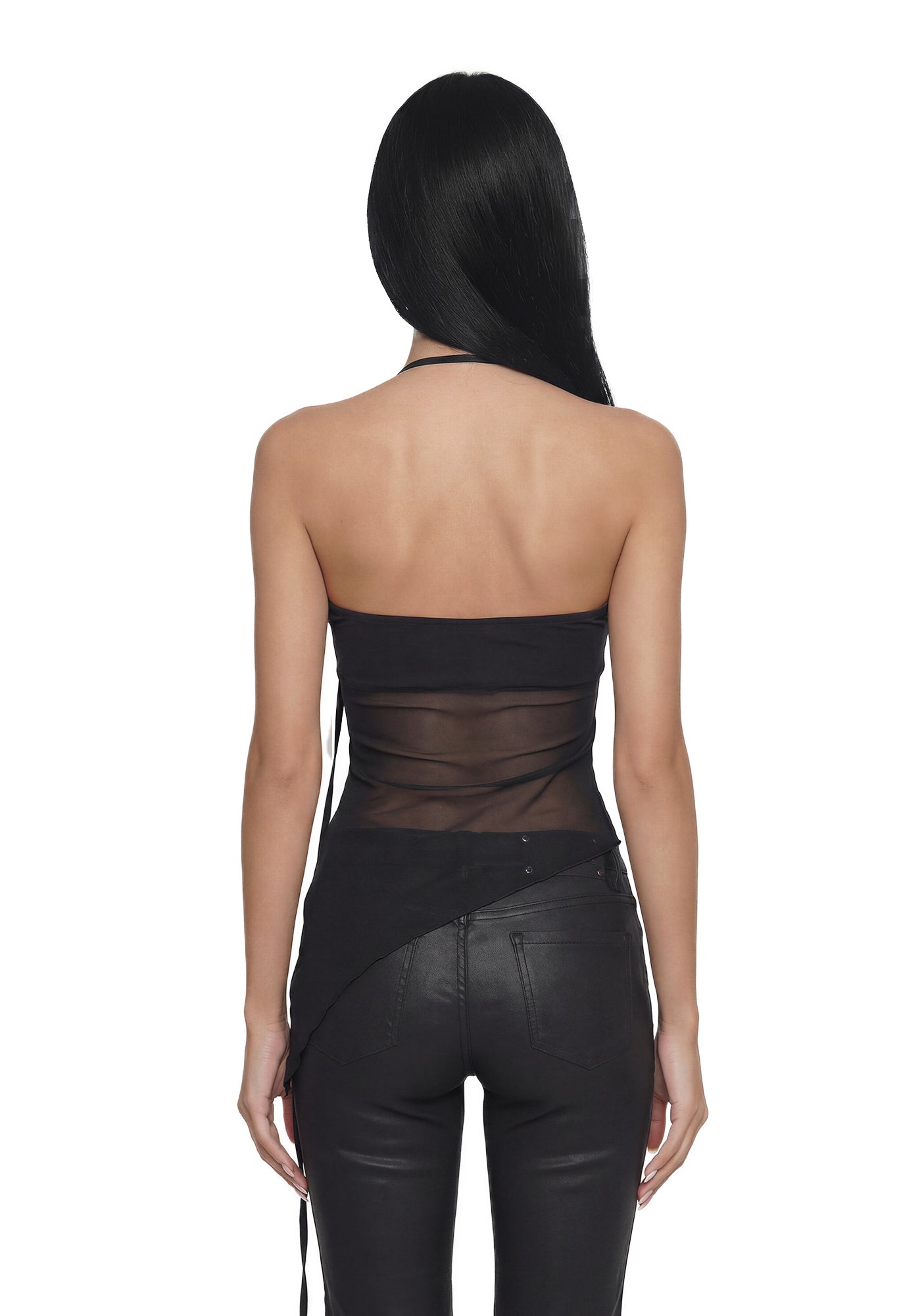 Analog Asymmetrical Halter Top - Image 4
