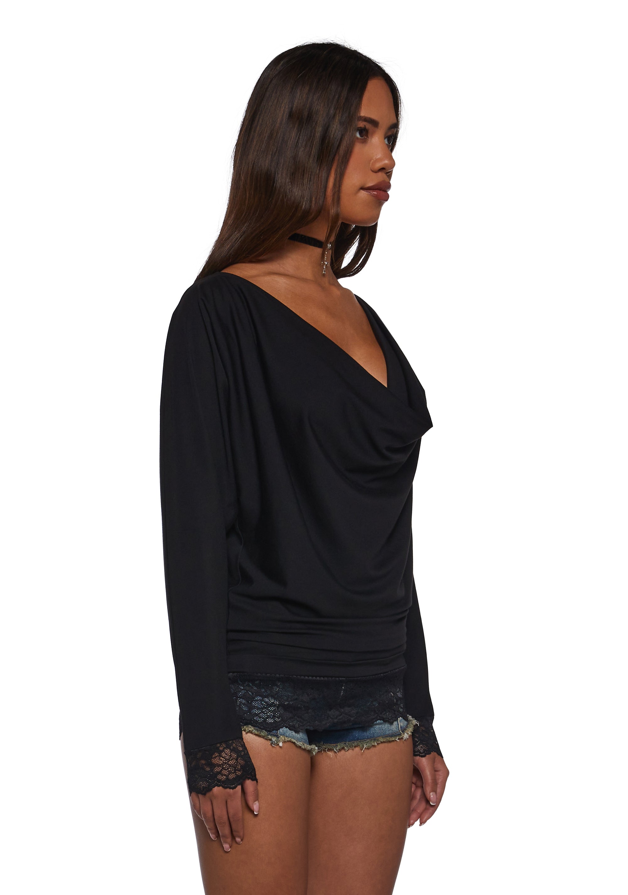 Vandal Beauty Cowl Top - Image 3