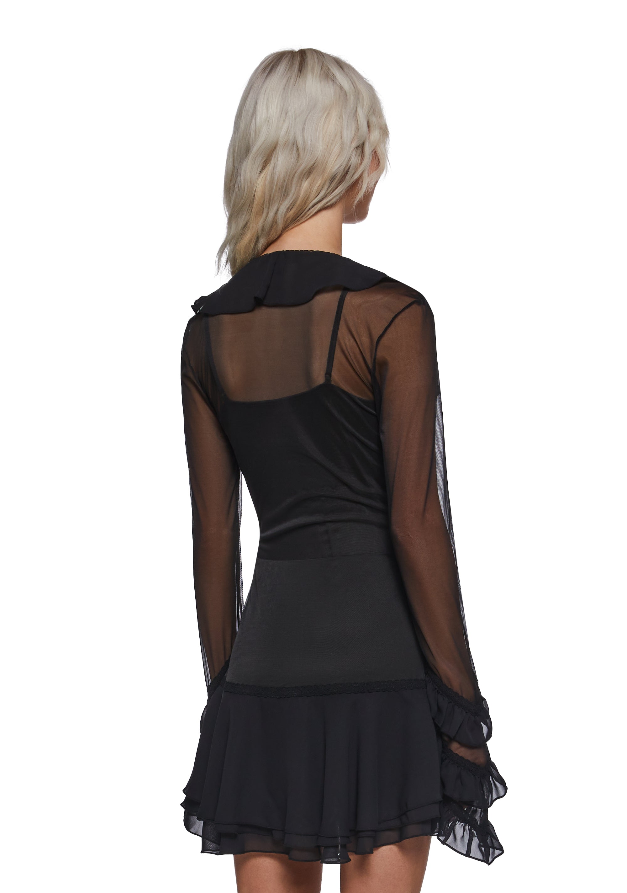Infinite Illusion Mesh Dress - Image 4