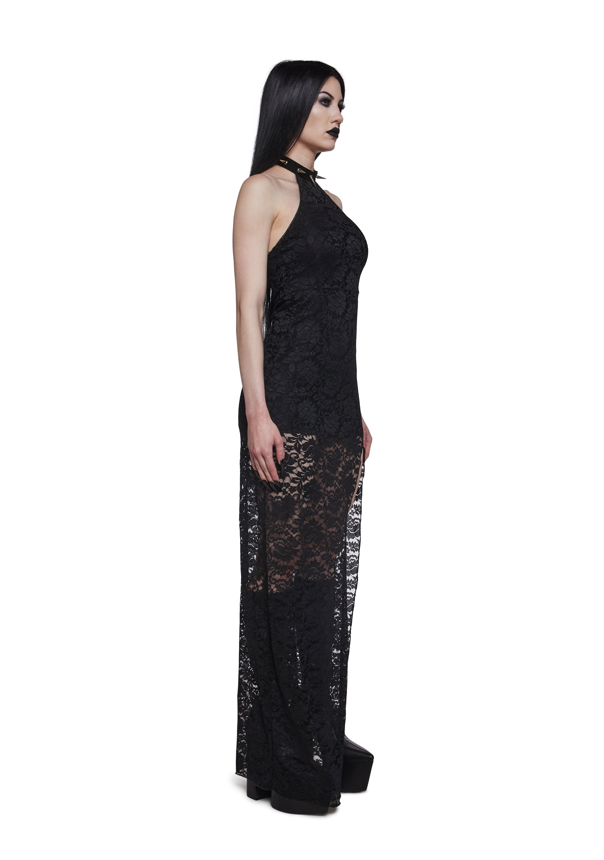 Carnal Lace Dress - Black - Image 5