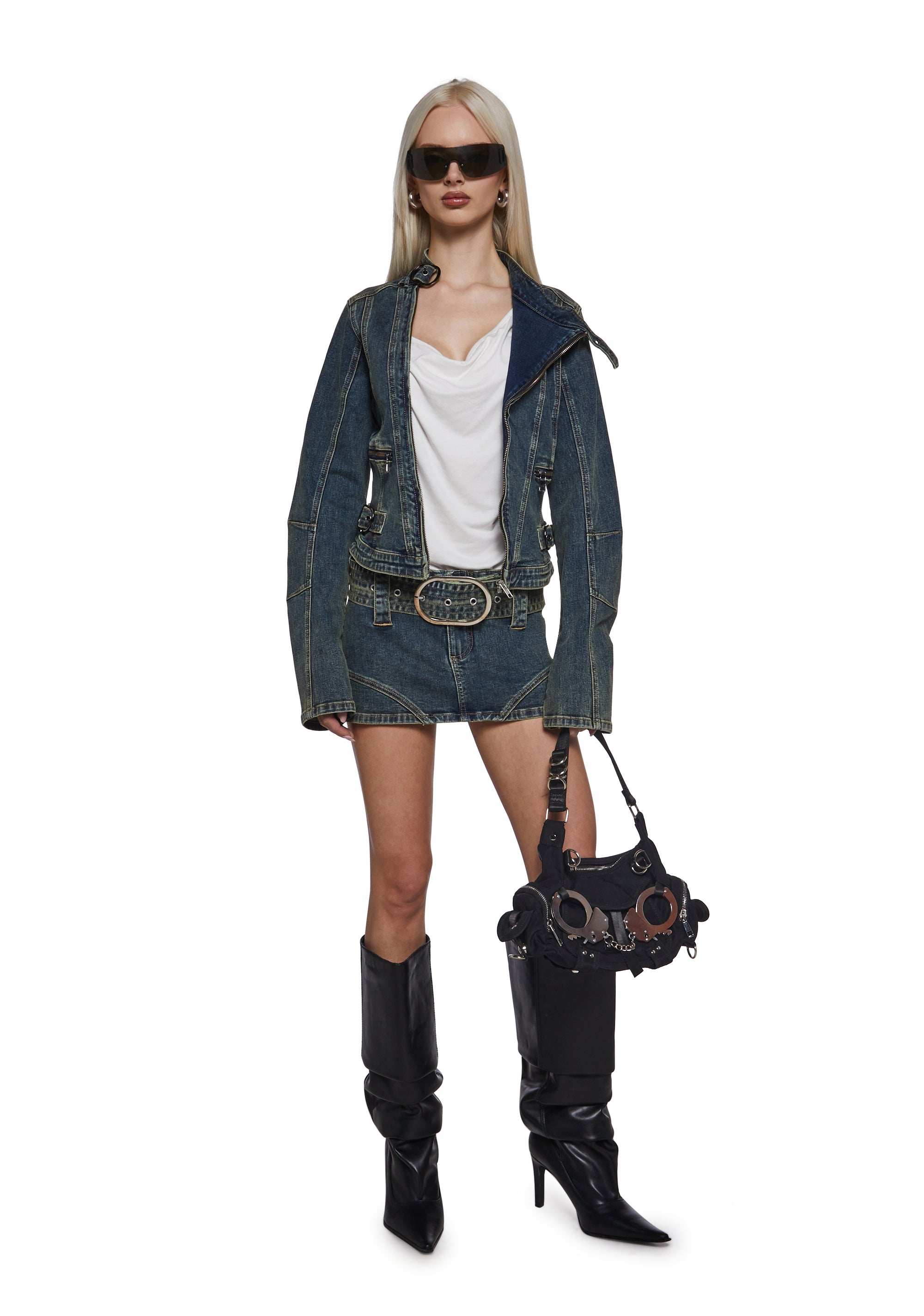 Alternative view of Norah Micro Skort - Denim