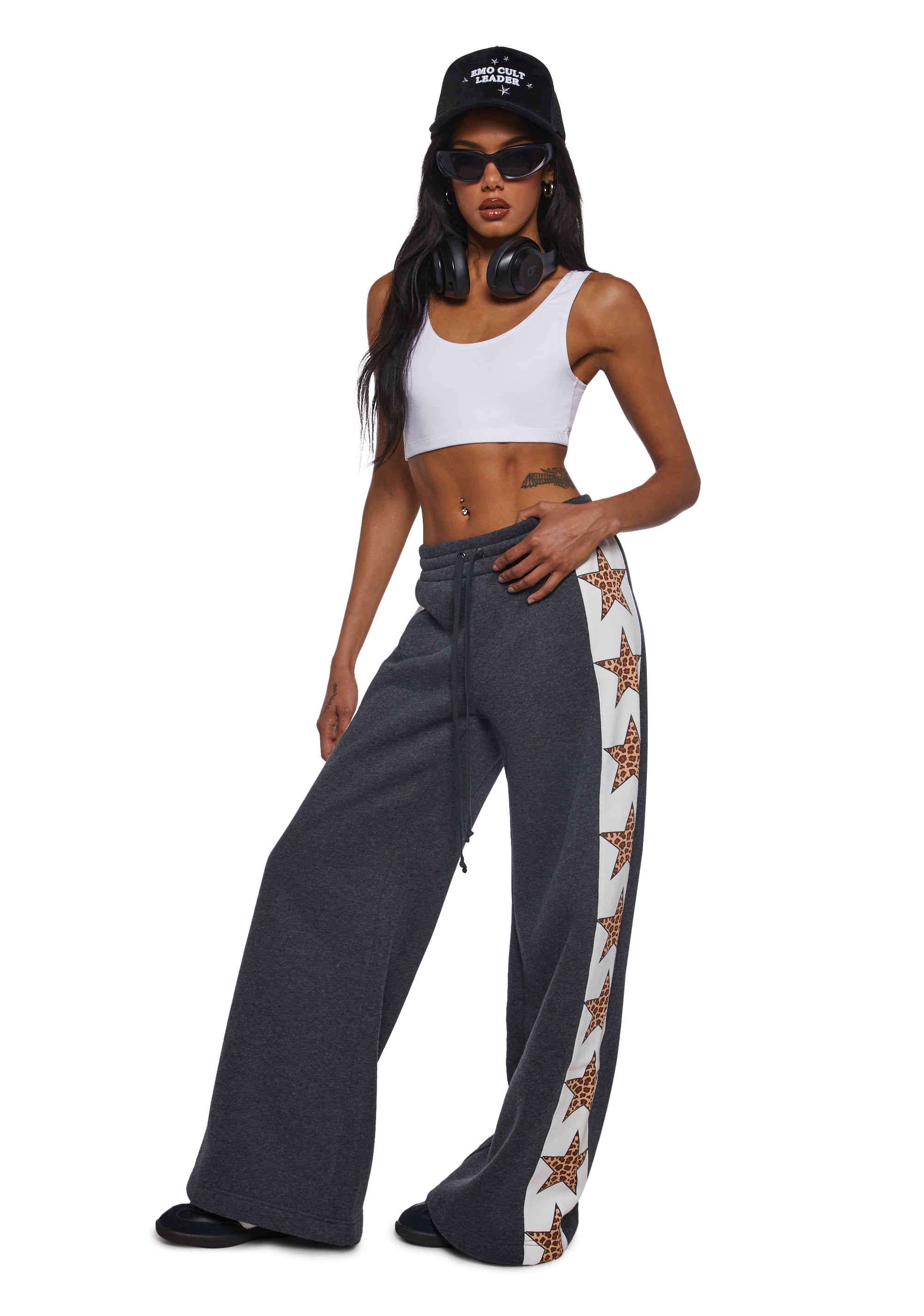 Alternative view of Star Player Jogger Sweatpants - Gray