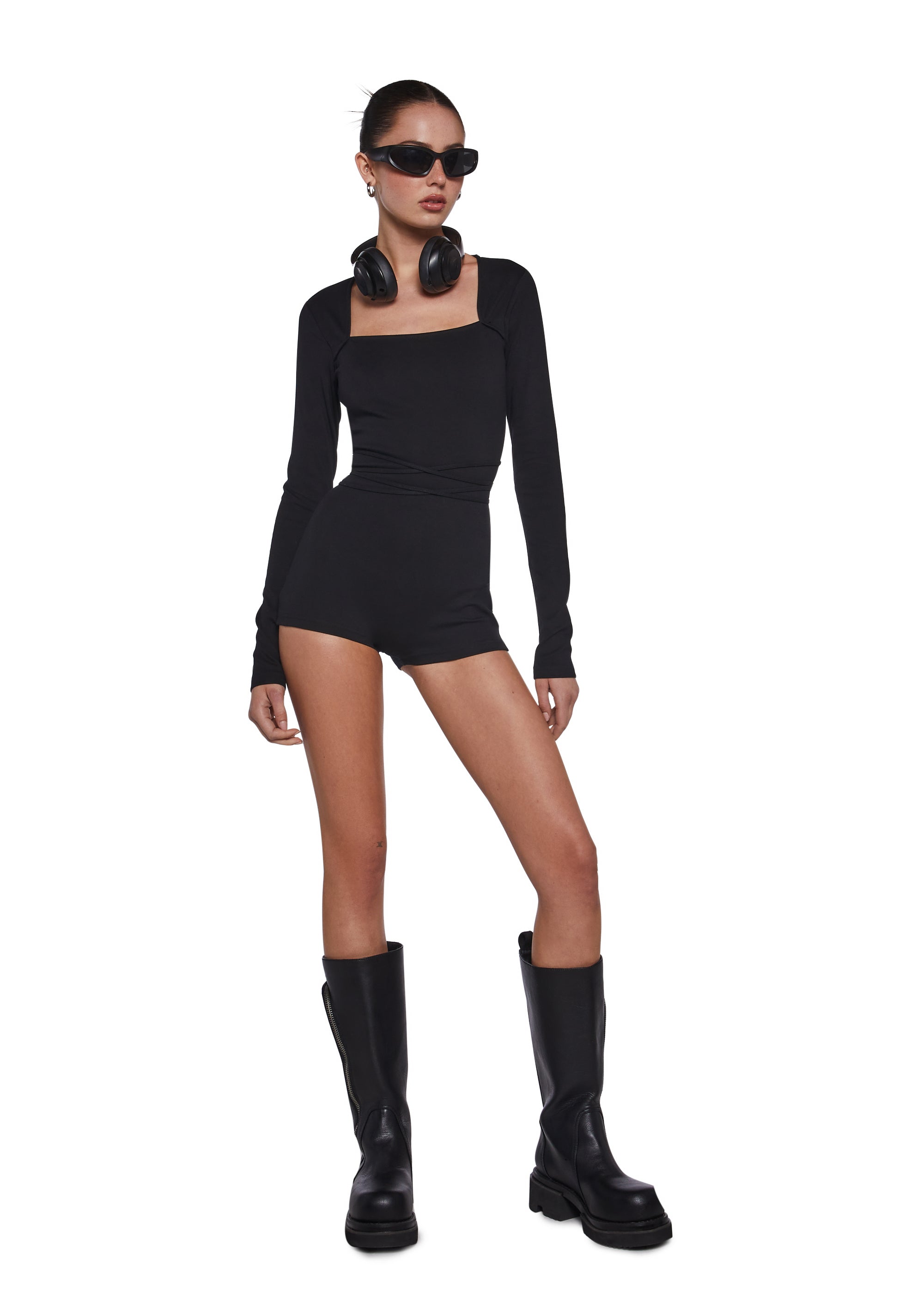 Signal Open Back Romper - Image 2