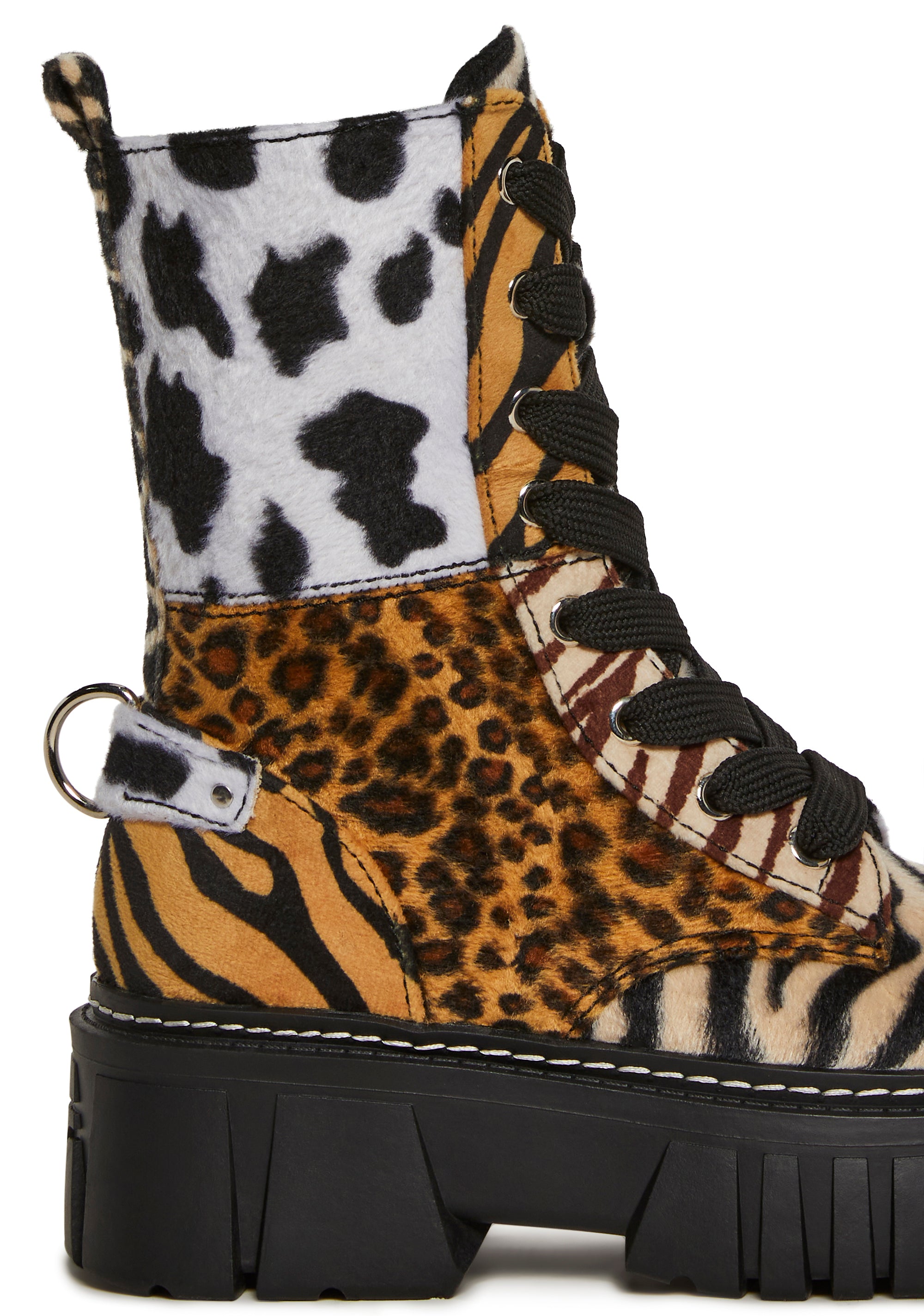 Party Animal Combat Boots - Multi - Image 2