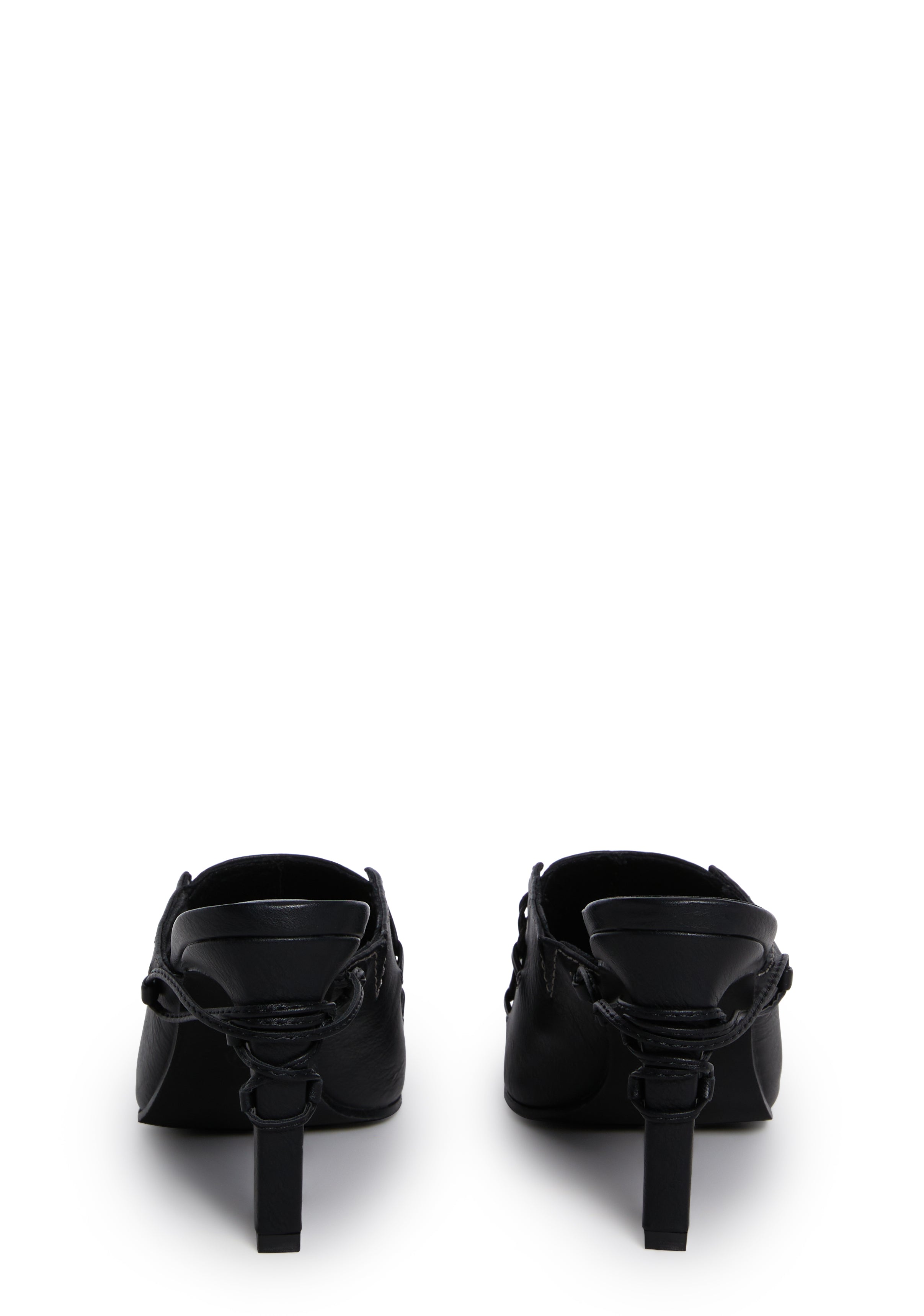 Flirty Advice Lace-Up Mules - Image 4
