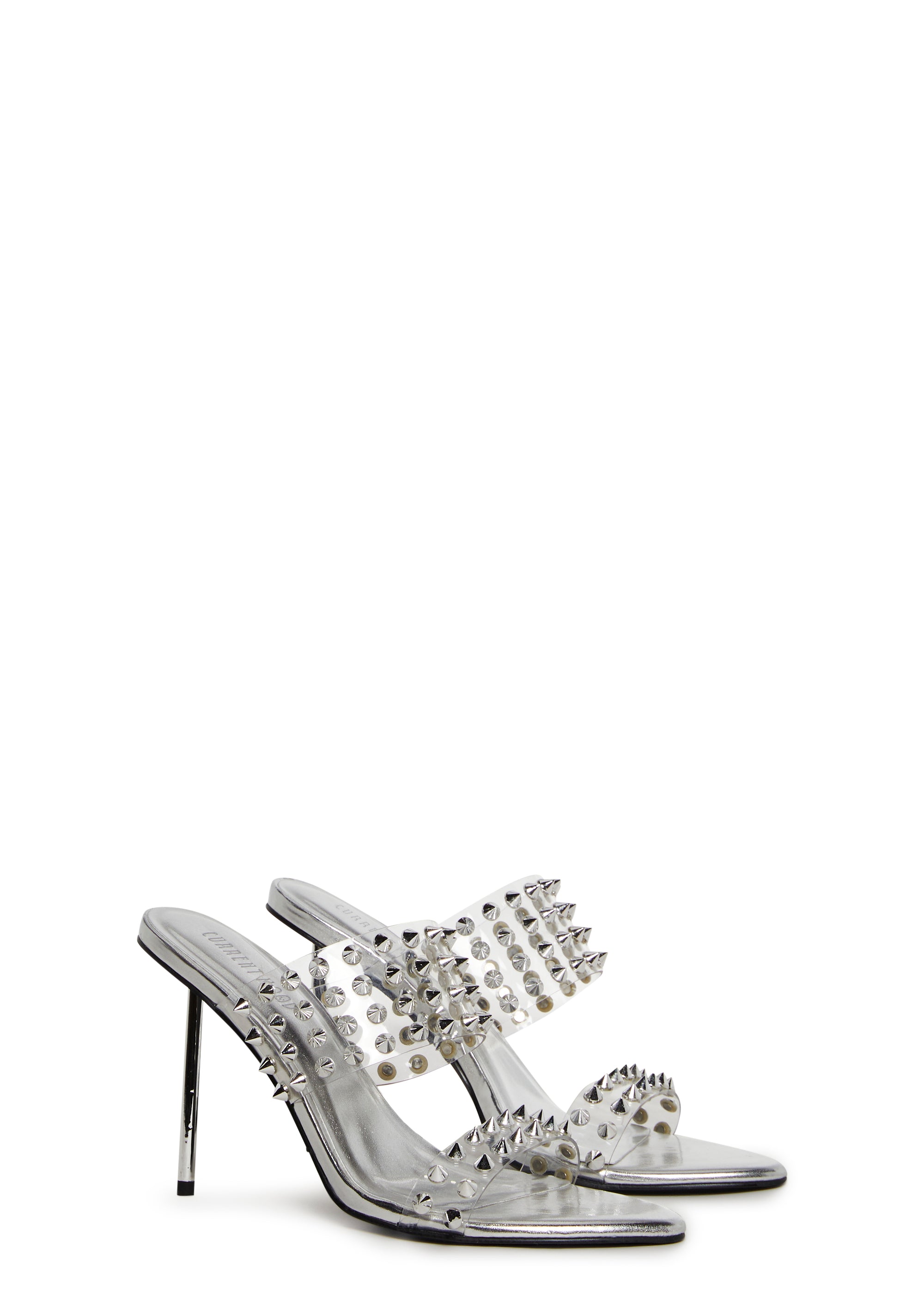 Hot Hype Spiked Mules - Image 3