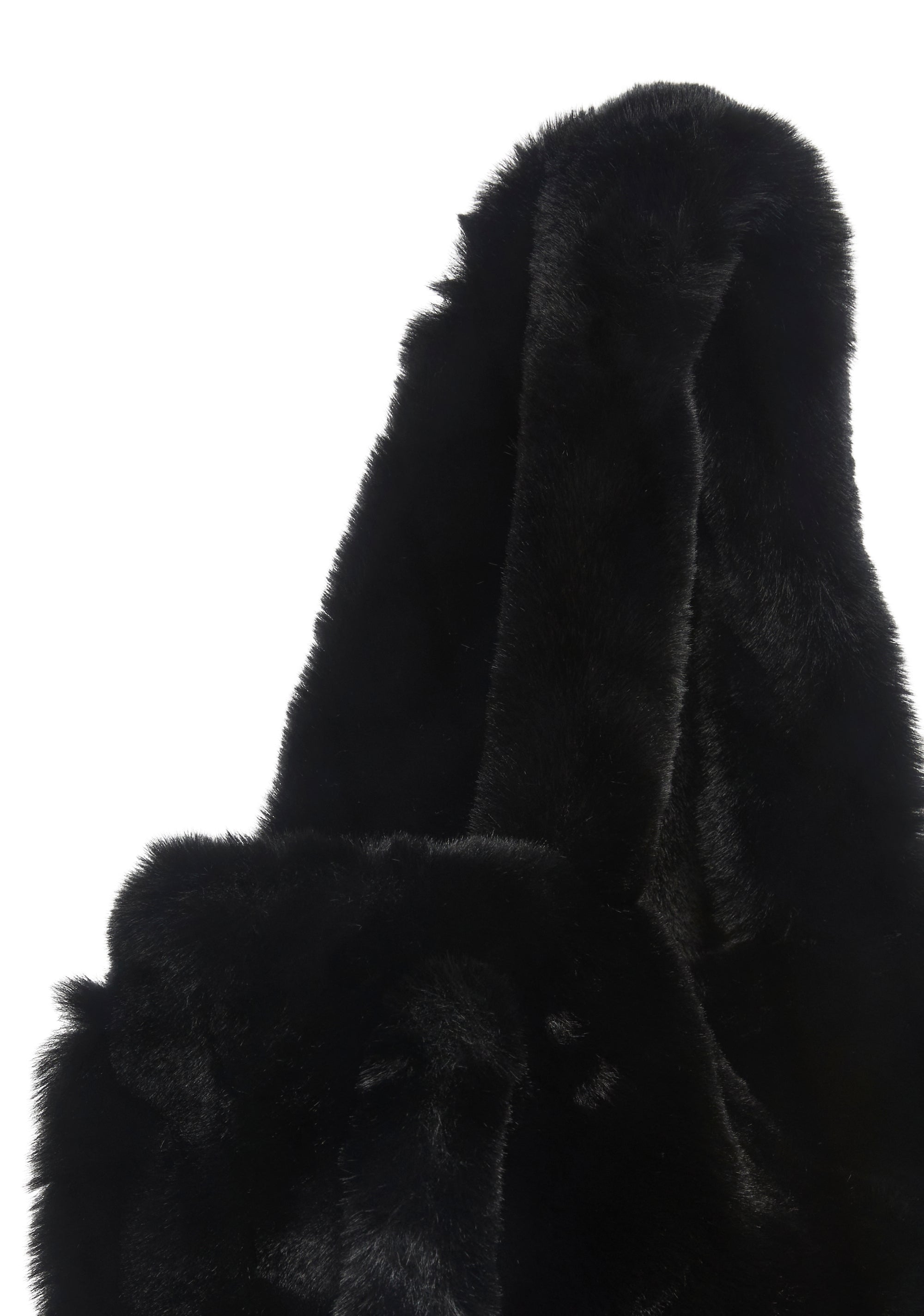 Cutie Pie Faux Fur Bag - Black - Image 6