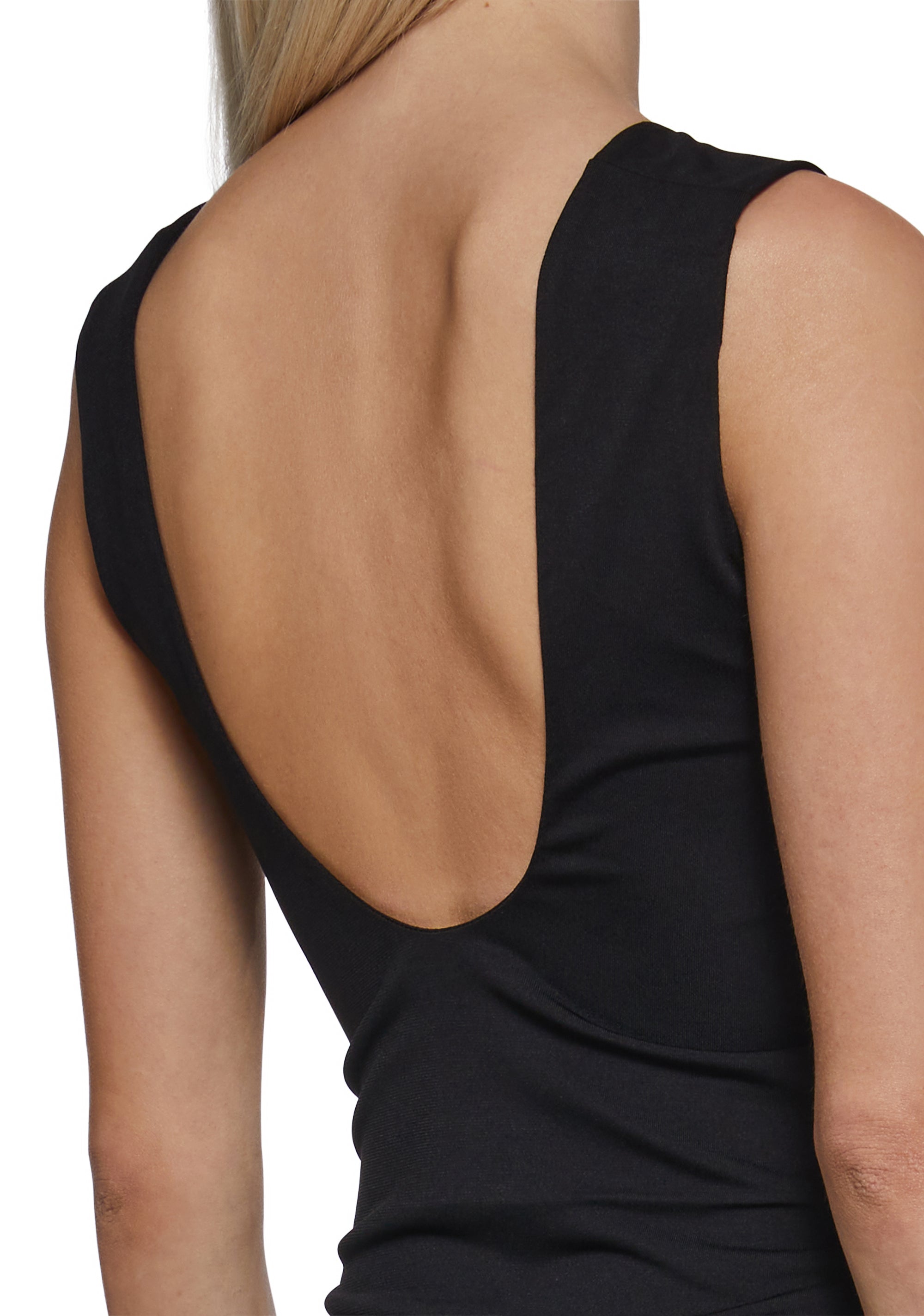 Elegant Turn Short Sleeve Top - Black - Image 7