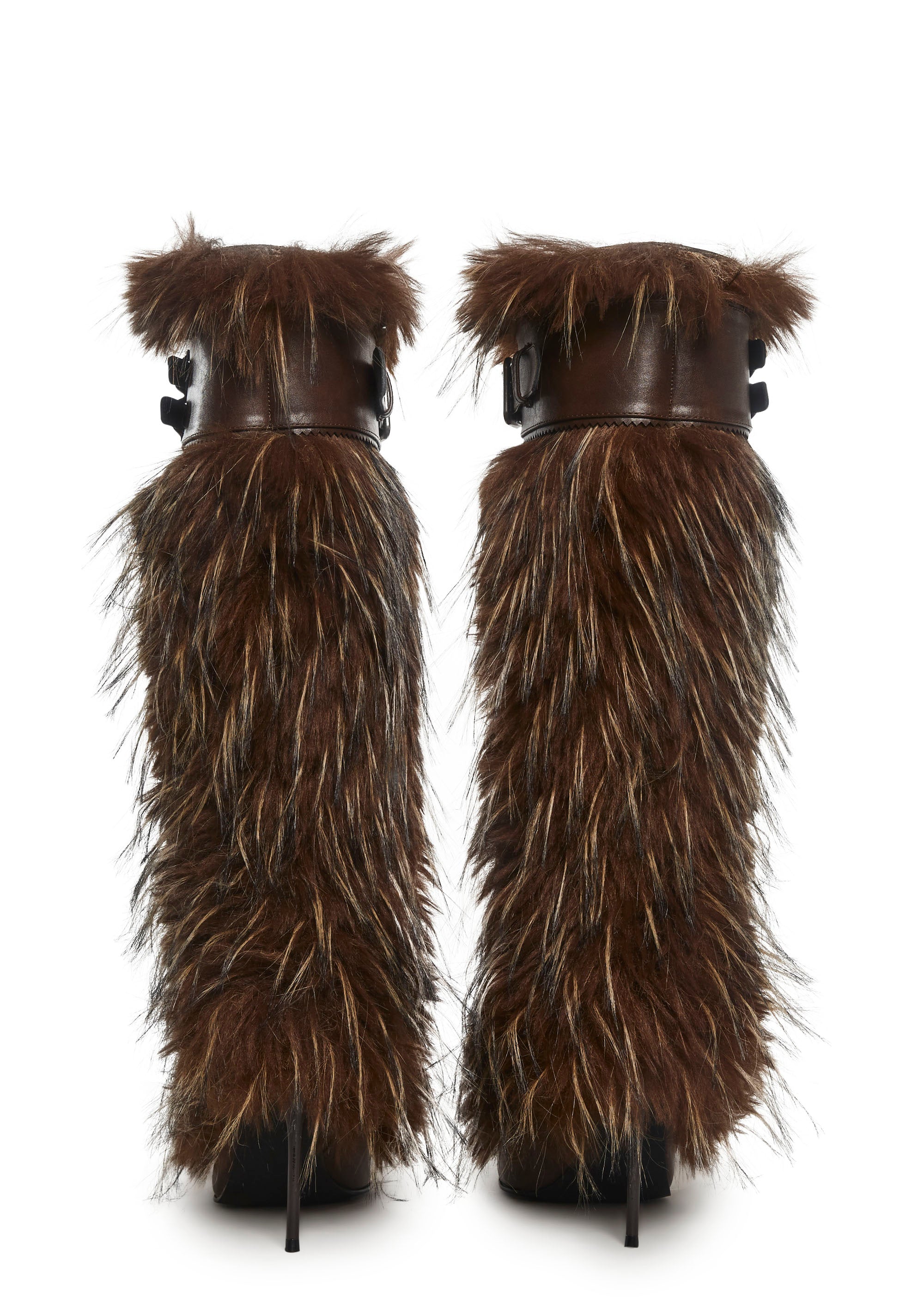 Strut Era Faux Fur Lace Up Boots - Image 4