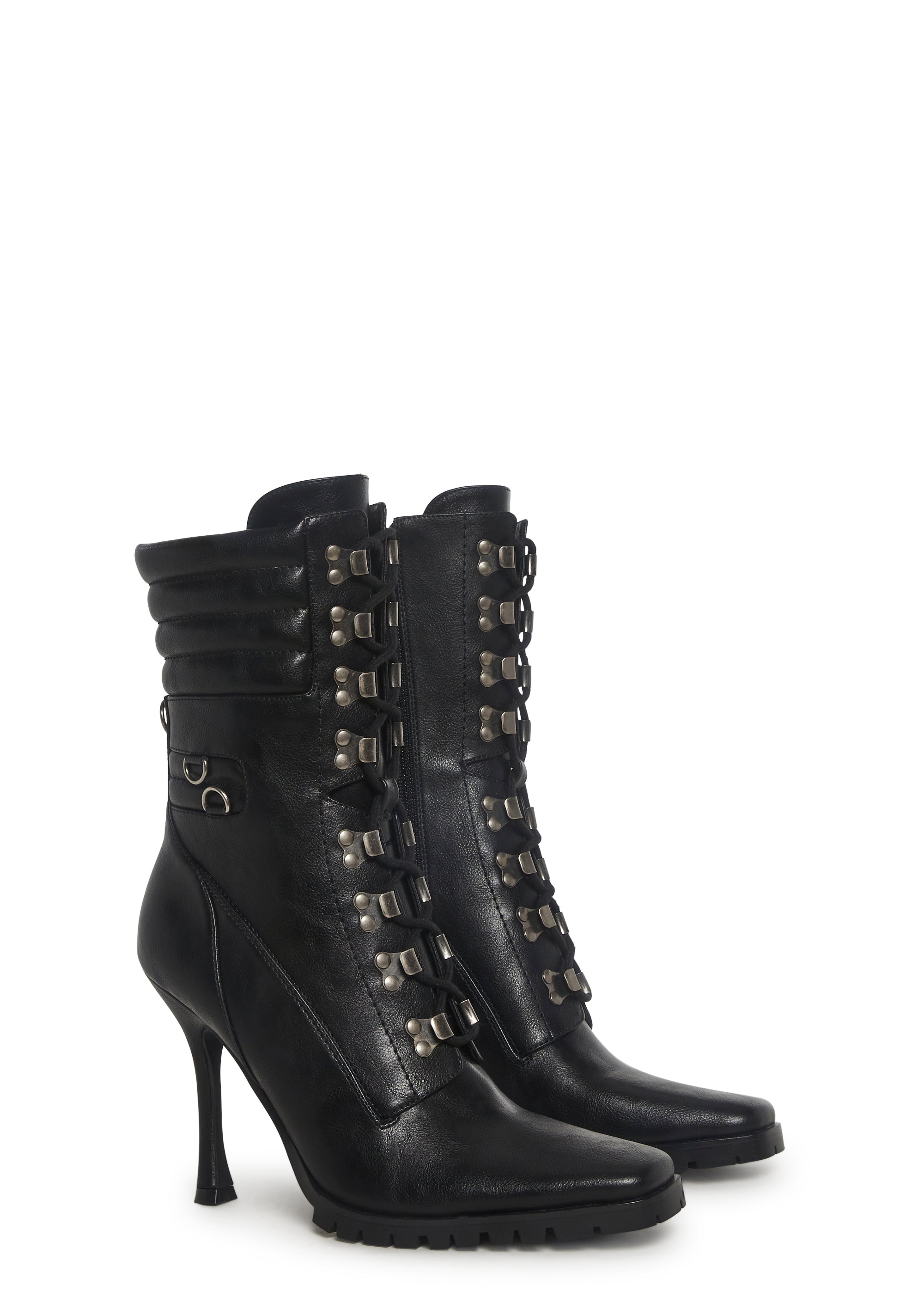 Future Frenemy Heeled Booties - Black - Image 3