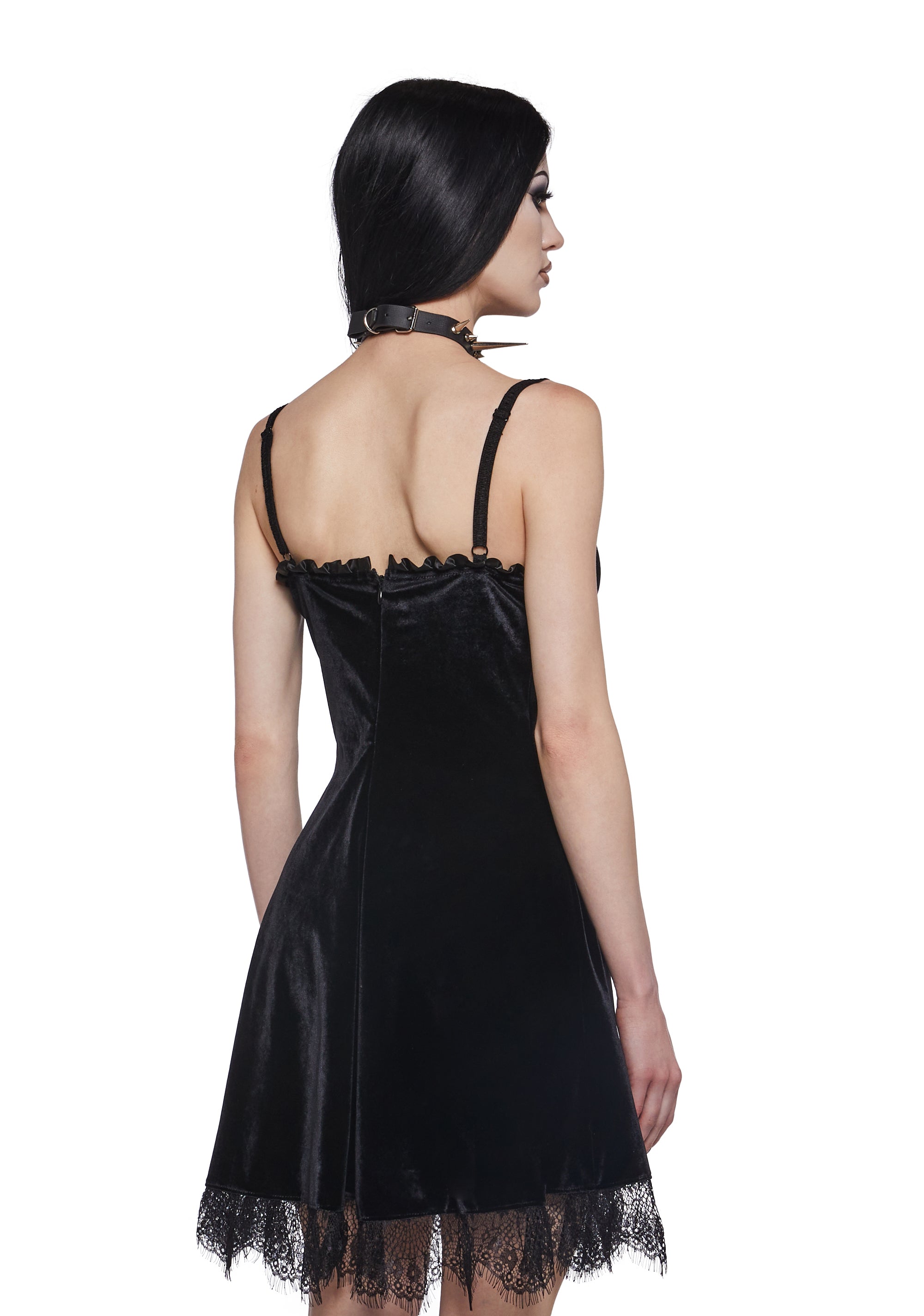 Midnight Blind Faith Velvet Dress - Image 3