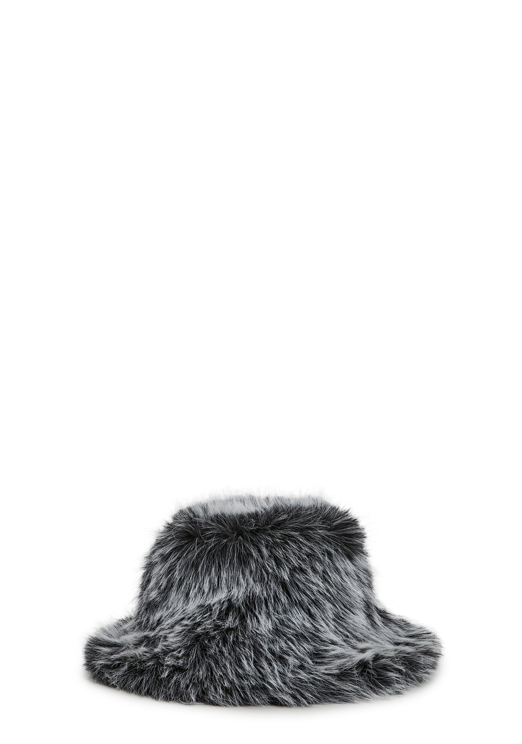 Arctic Noir Faux Fur Bag And Hat Set - Image 13