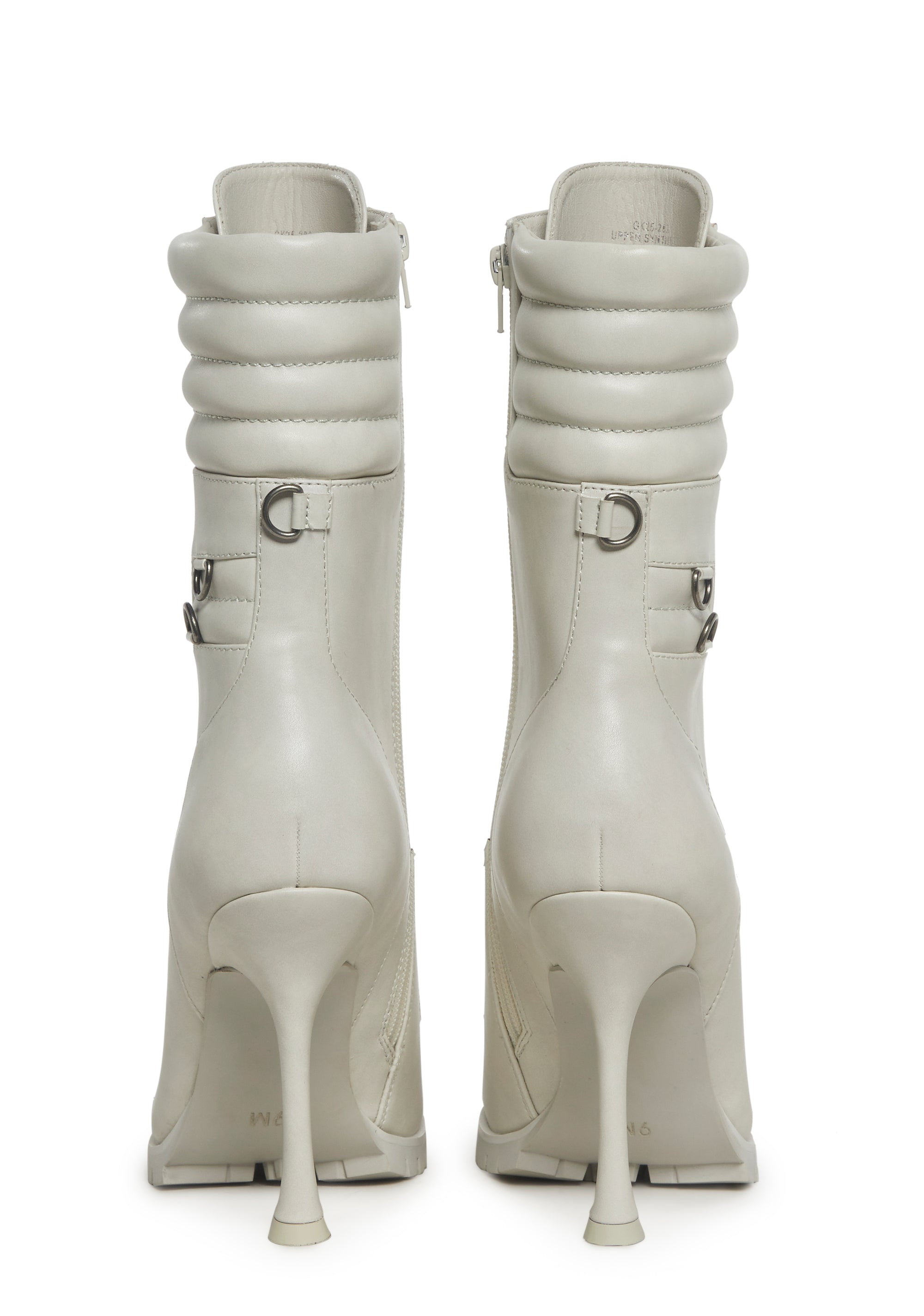 Future Frenemy Heeled Booties - White - Image 4
