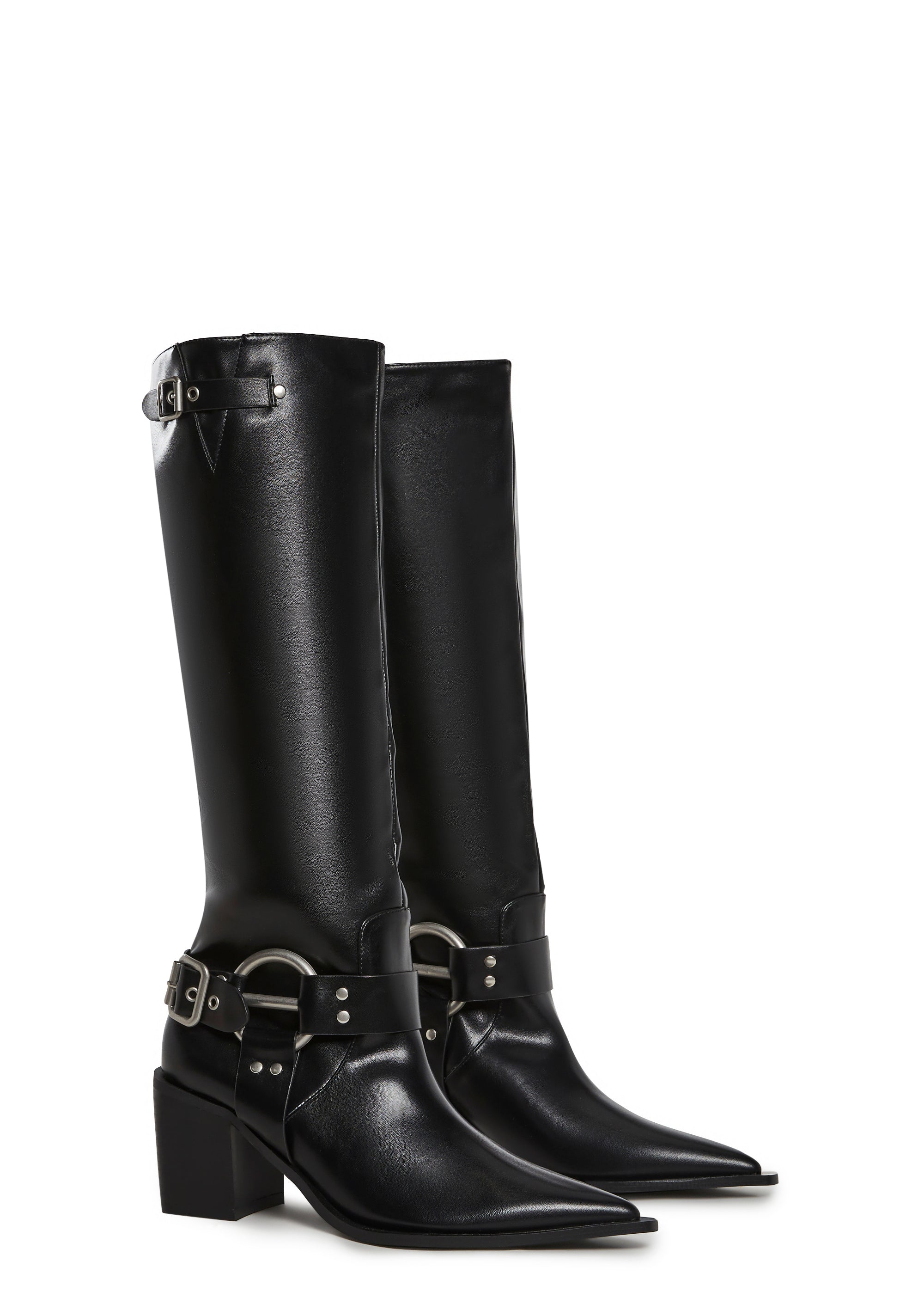 West End Buckle Boots - Black - Image 3