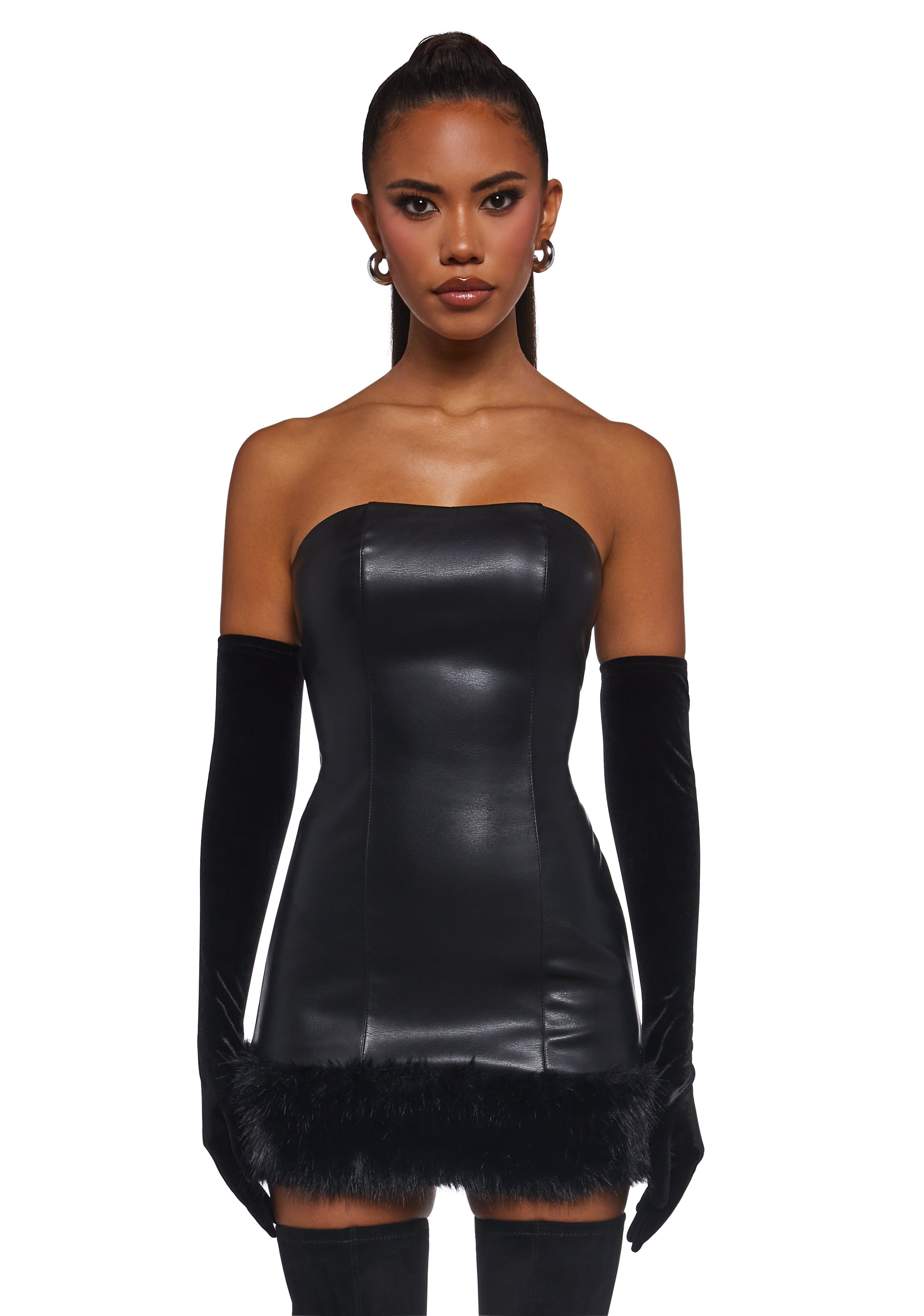 Icon Sensation Strapless Mini Dress - Image 6