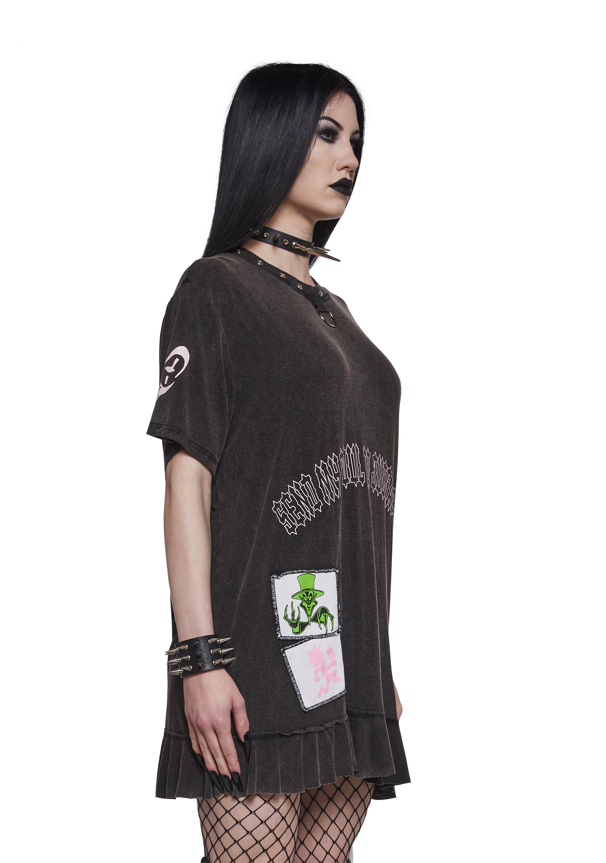 Send My Soul Washed Tee Dress - Image 3