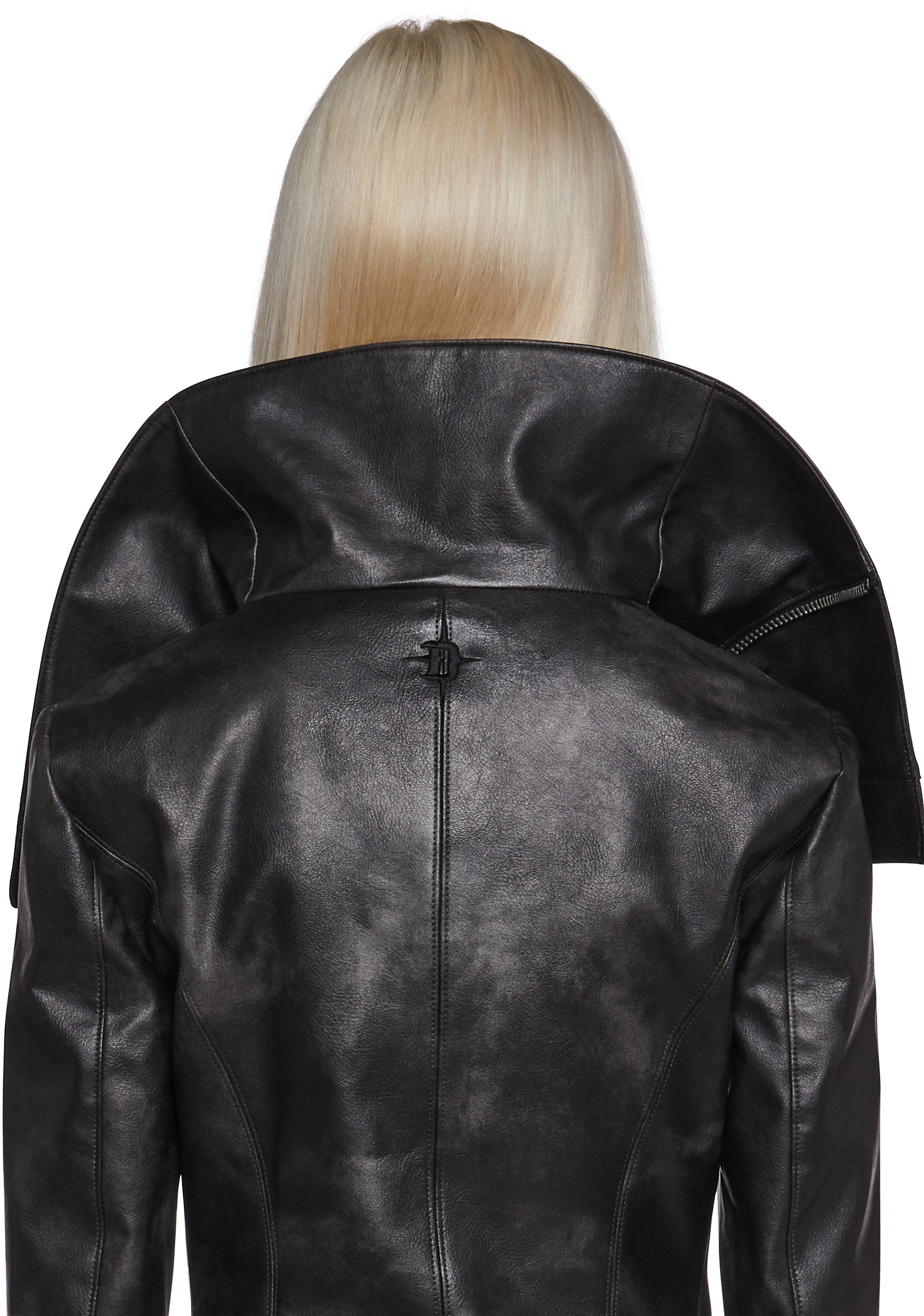 Asymmetrical Moto Jacket - Image 8