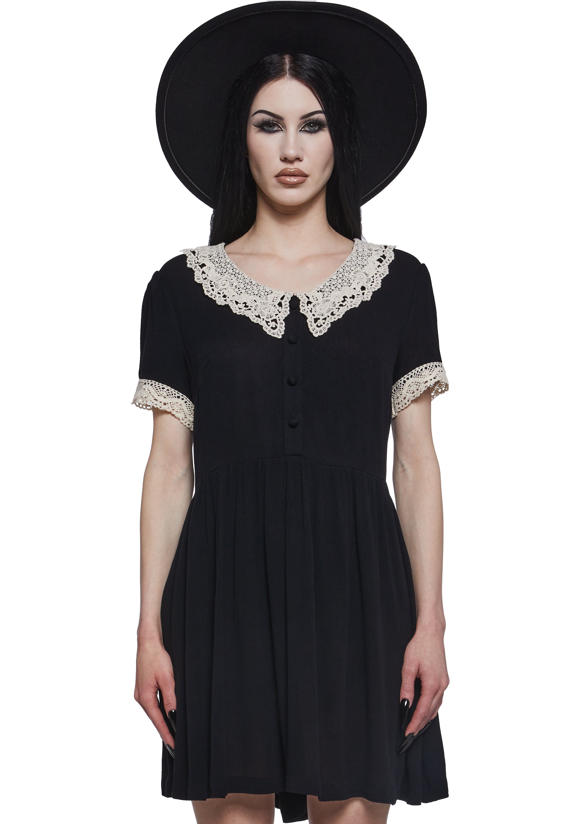 Goth Doll Mini Dress - Image 6