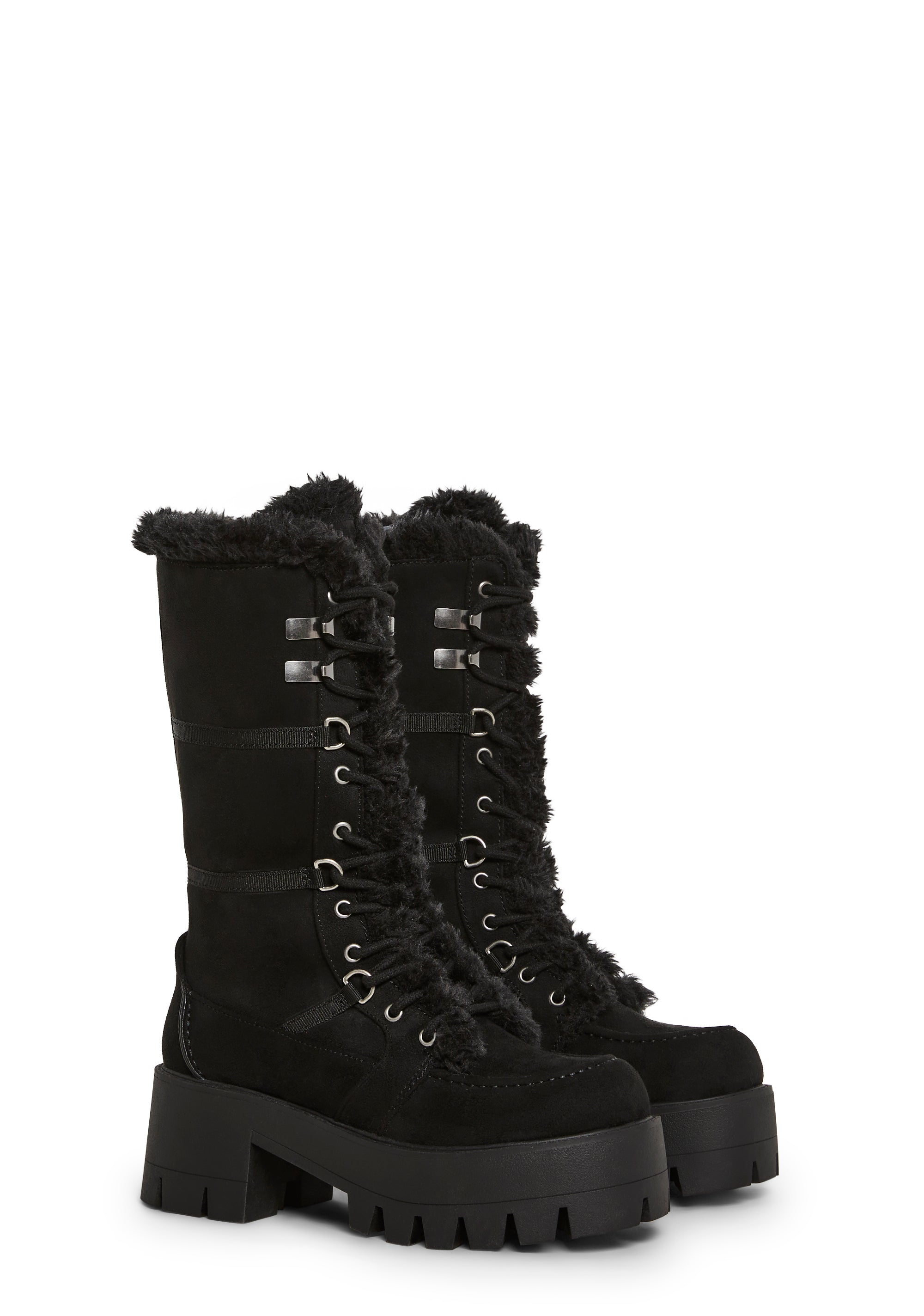 Grunge Trek Hiking Boots - Black - Image 3