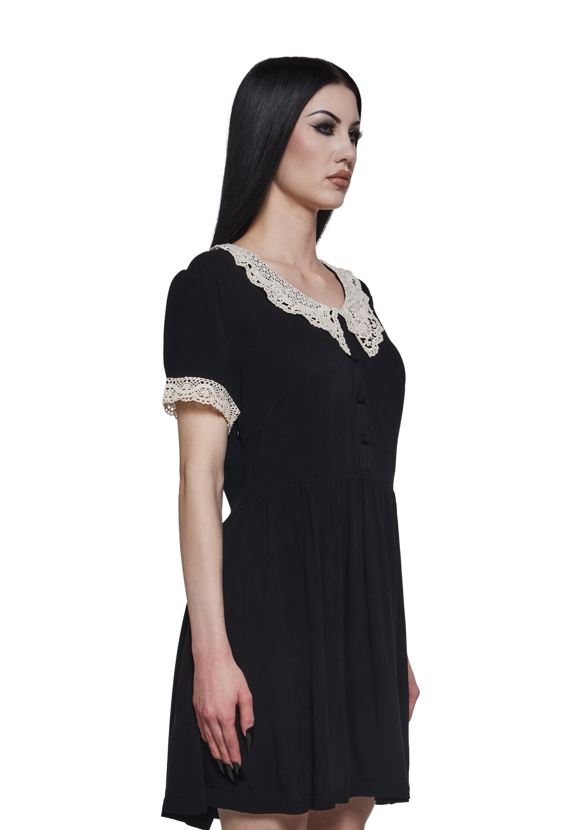 Goth Doll Mini Dress - Image 3