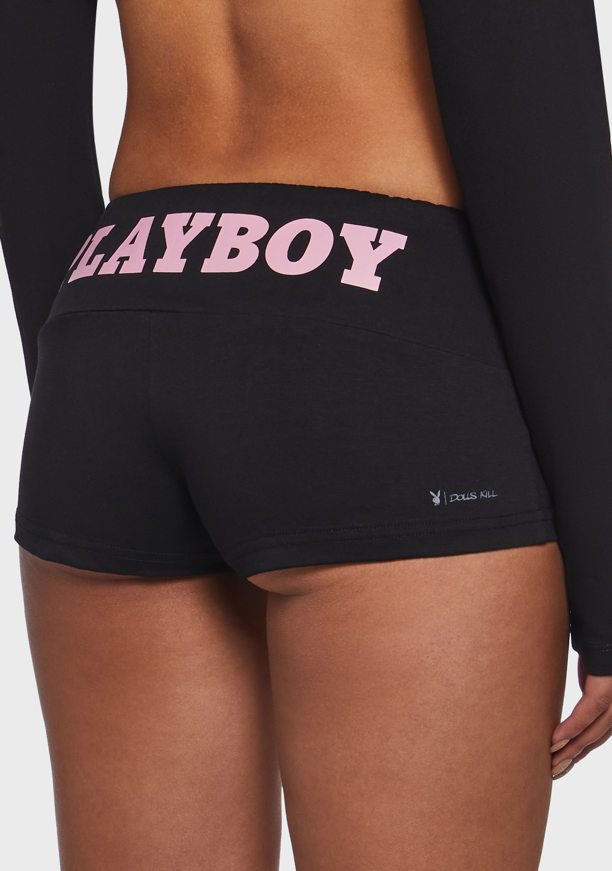Playboy Mini Shorts - Black - Image 8