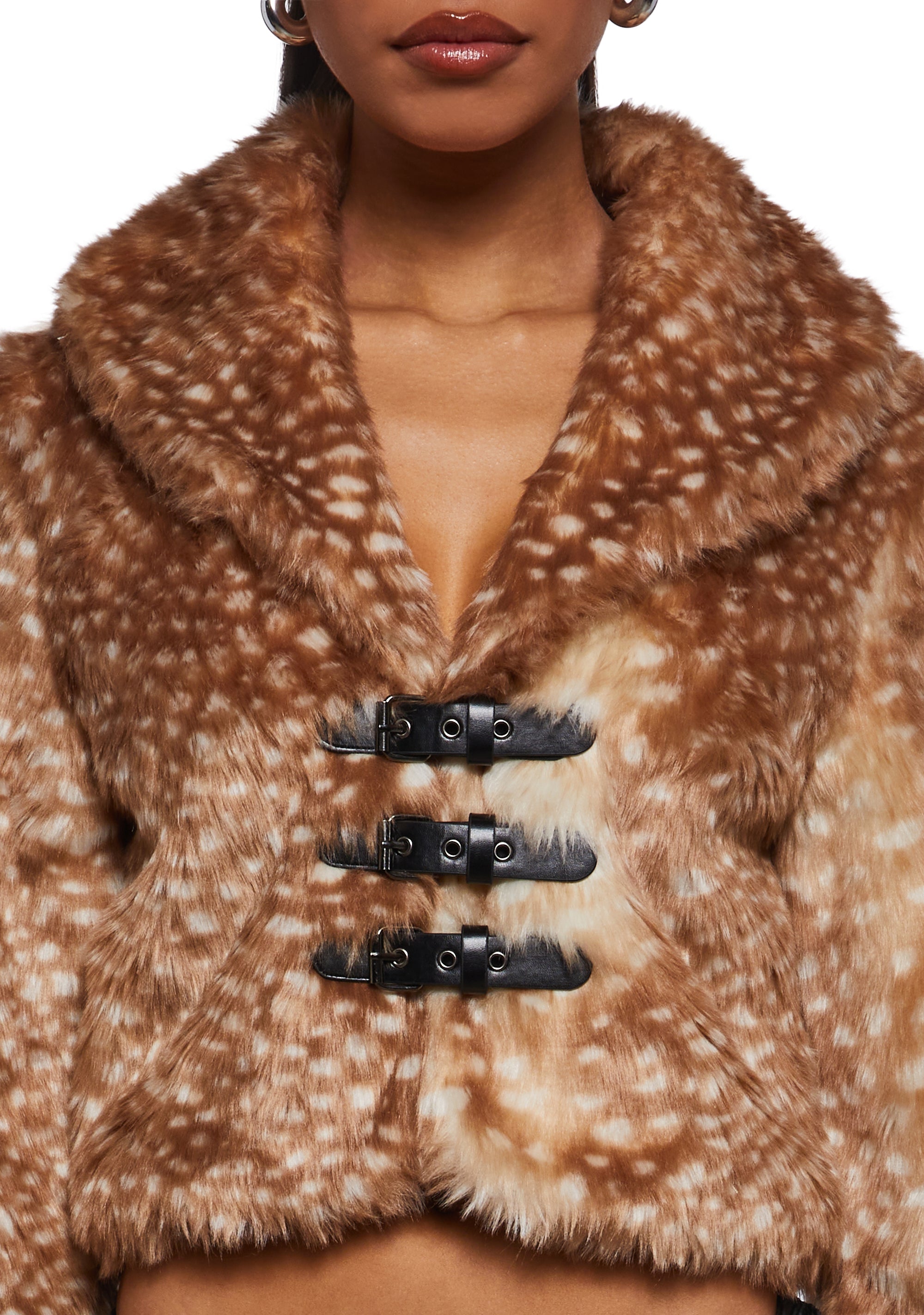 Fawn Over Me Faux Fur Jacket - Image 5