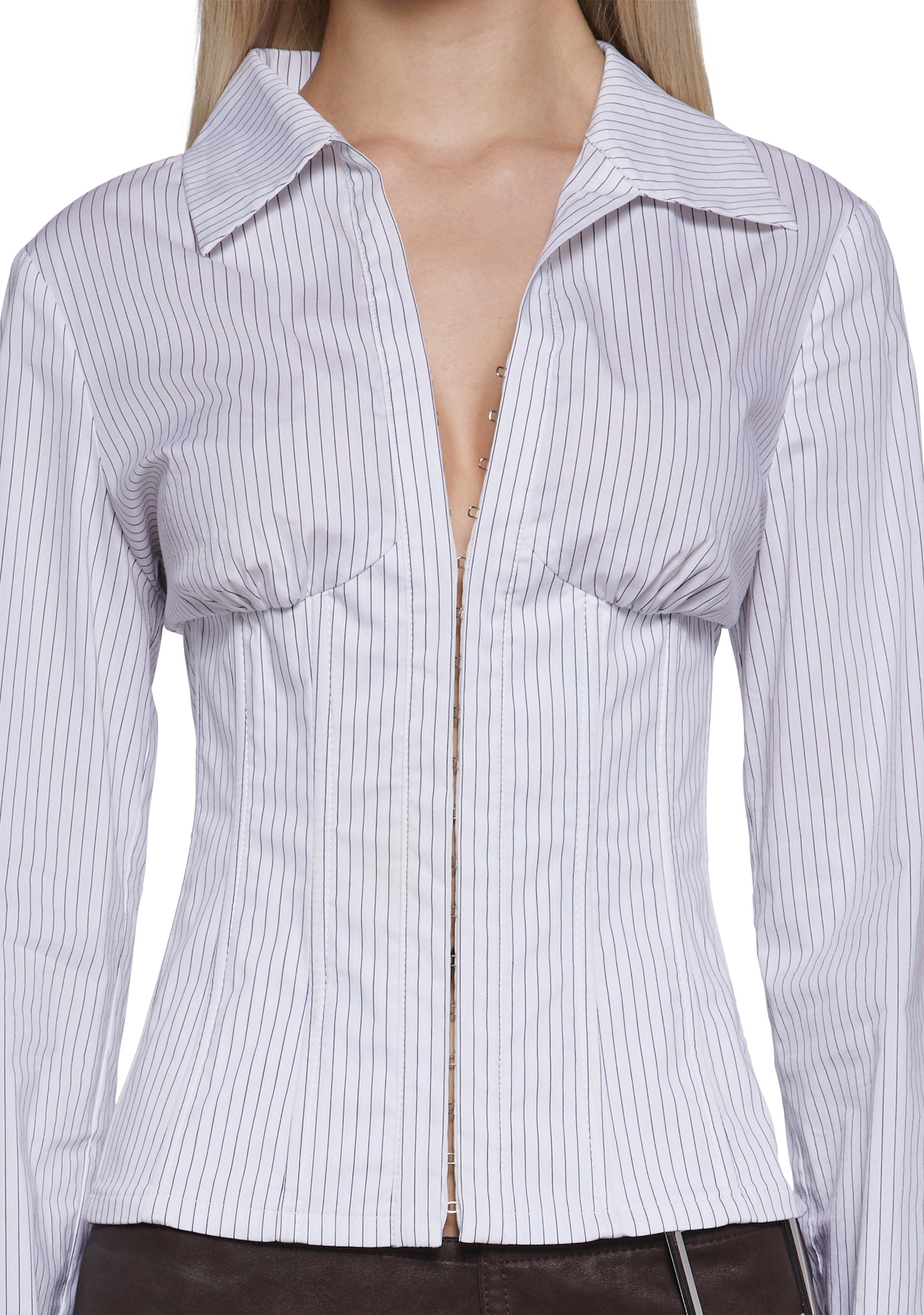 Office Siren Blouse - White - Image 5