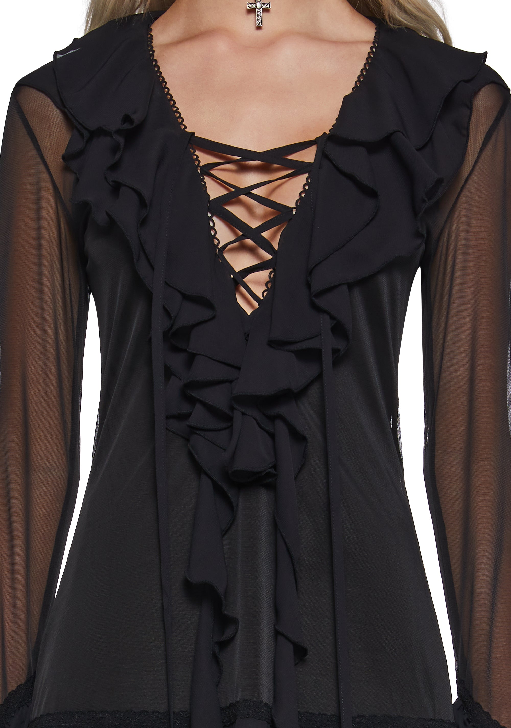 Infinite Illusion Mesh Dress - Image 5