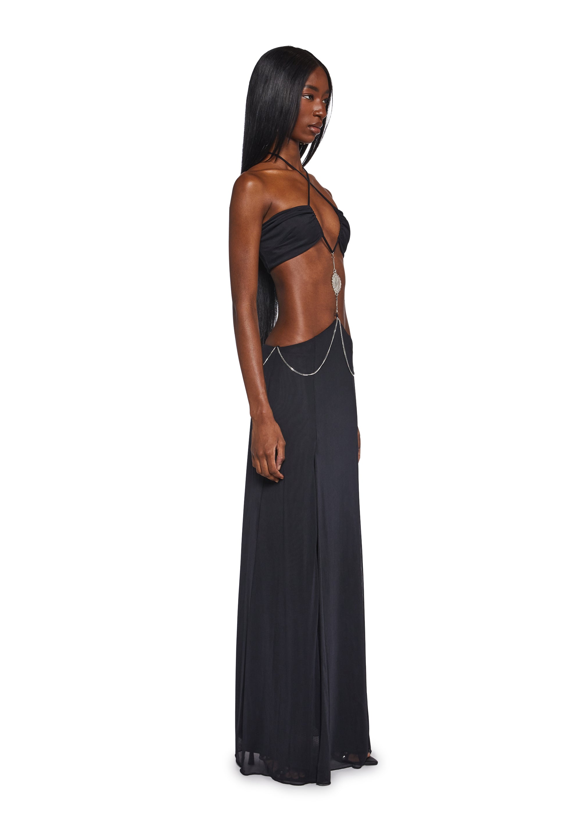 Dance Pulse Maxi Dress - Black - Image 3