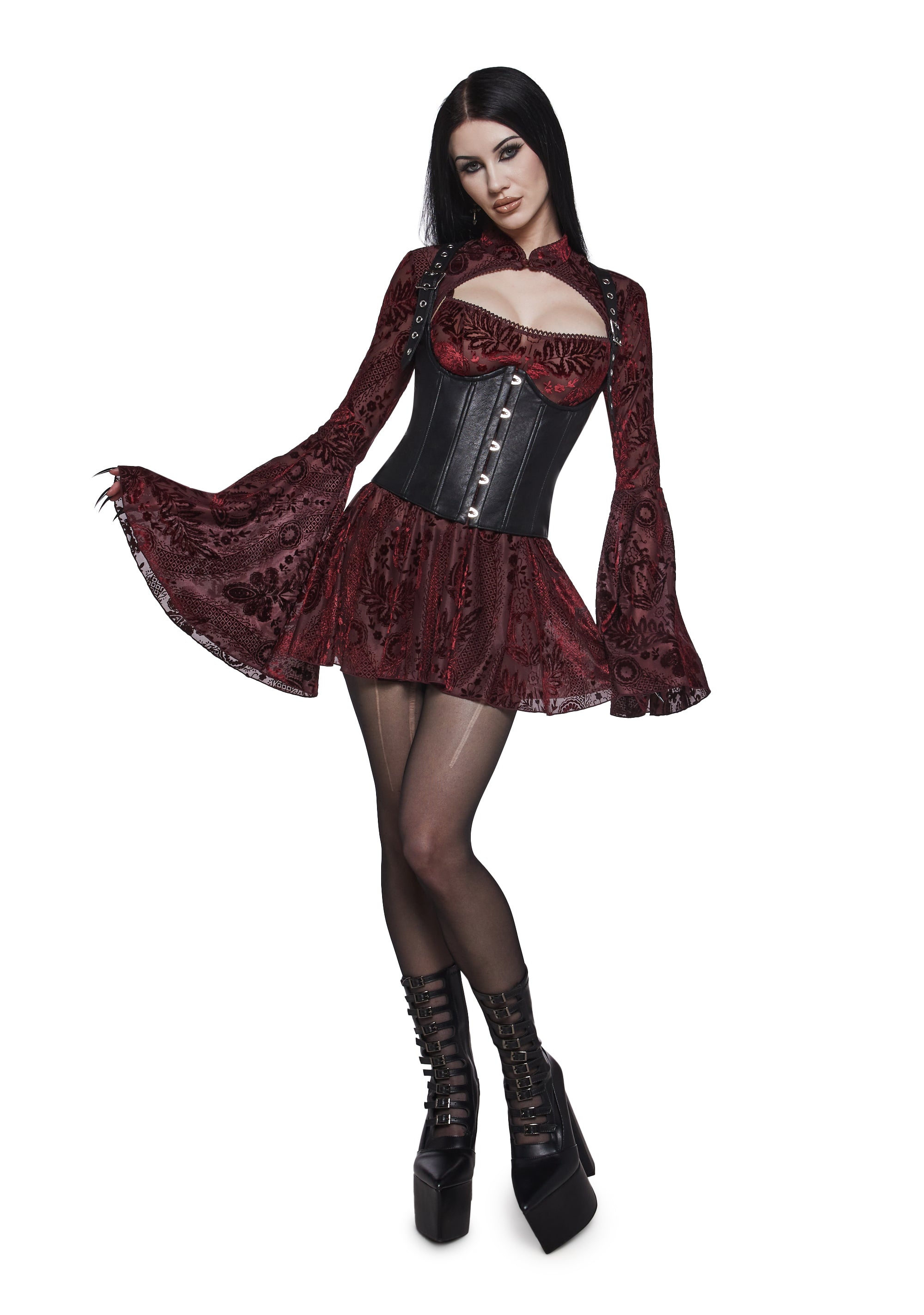 Alternative view of Casting Glances Underbust Corset