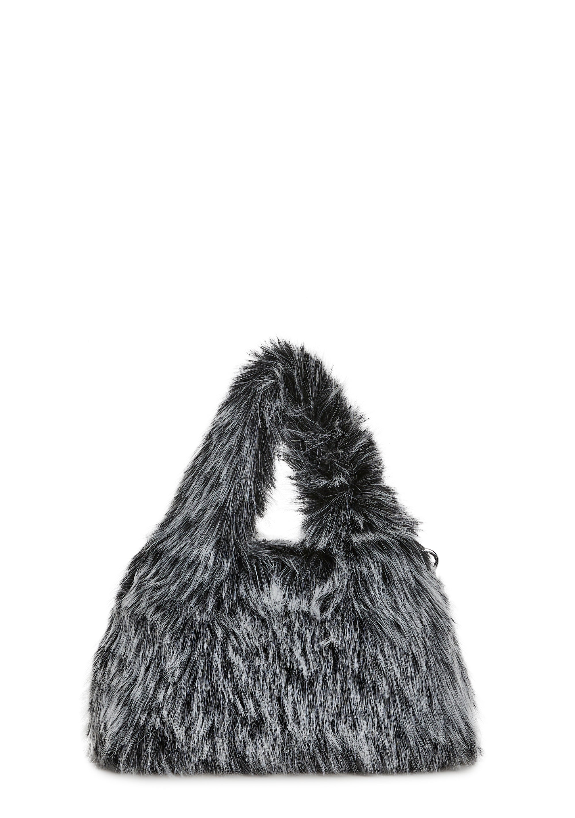 Arctic Noir Faux Fur Bag And Hat Set - Image 10