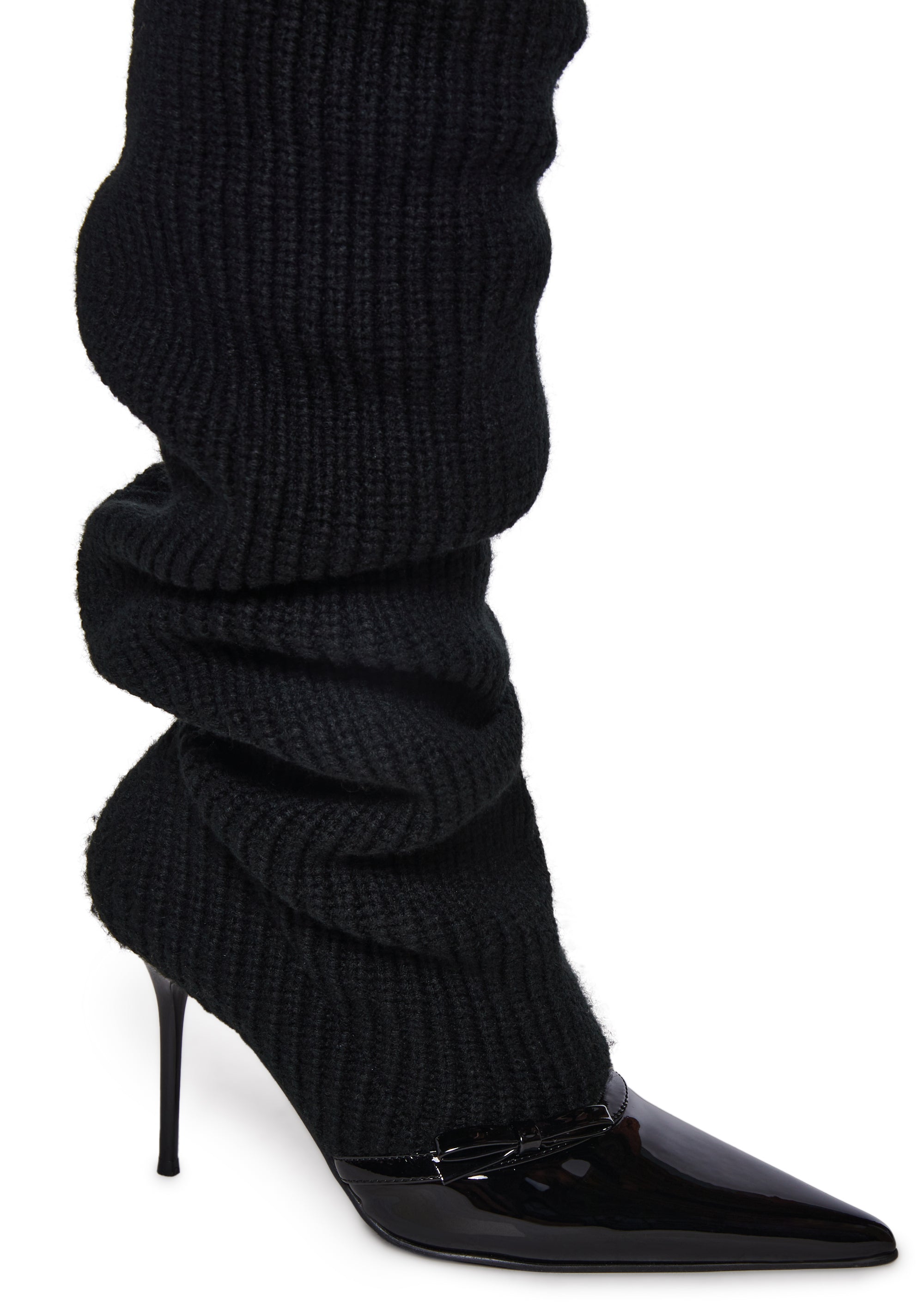 Alternative view of Hot Shot Knit Heeled Boots