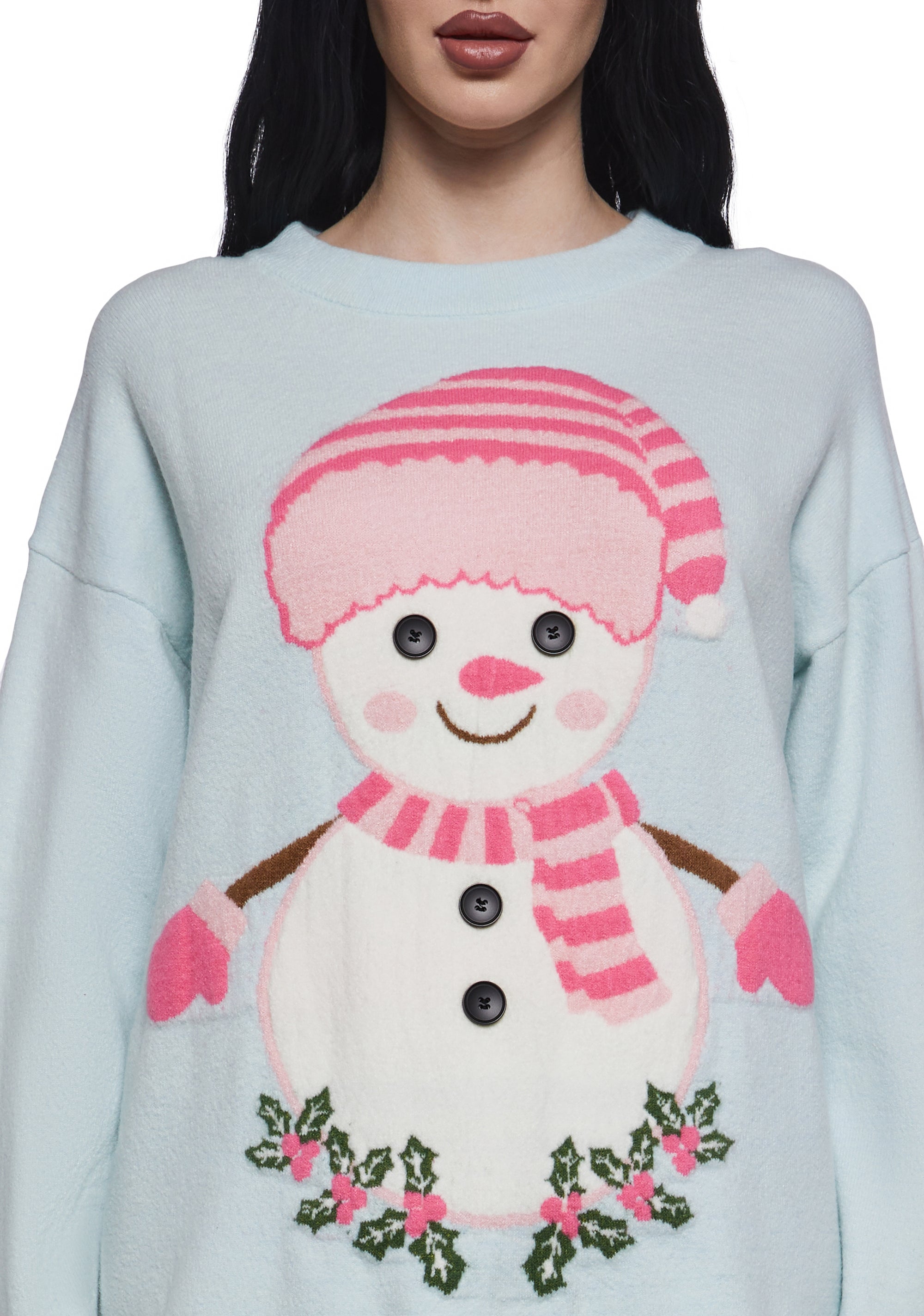 Frosty Dreams Intarsia Sweater - Image 5