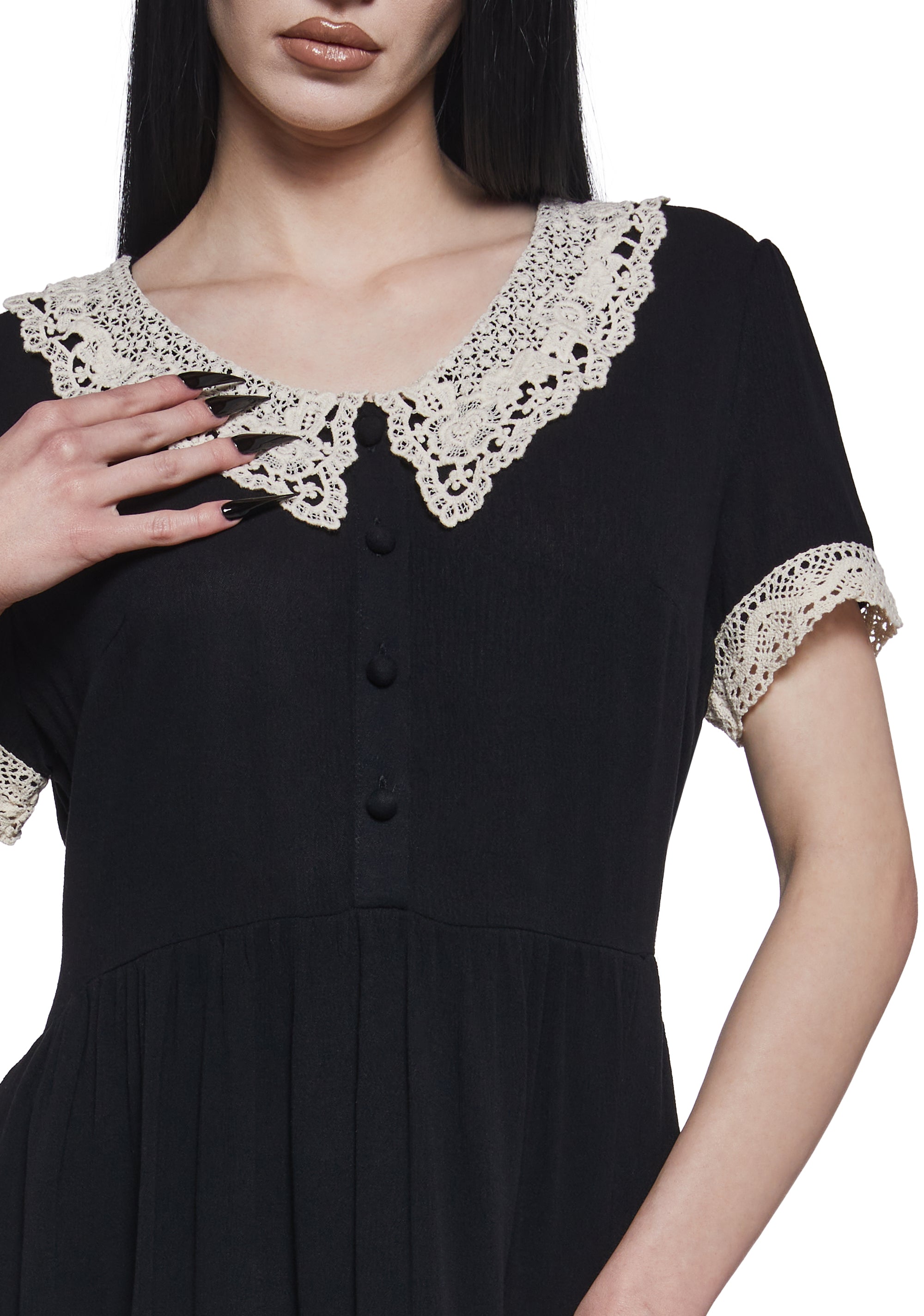Goth Doll Mini Dress - Image 5