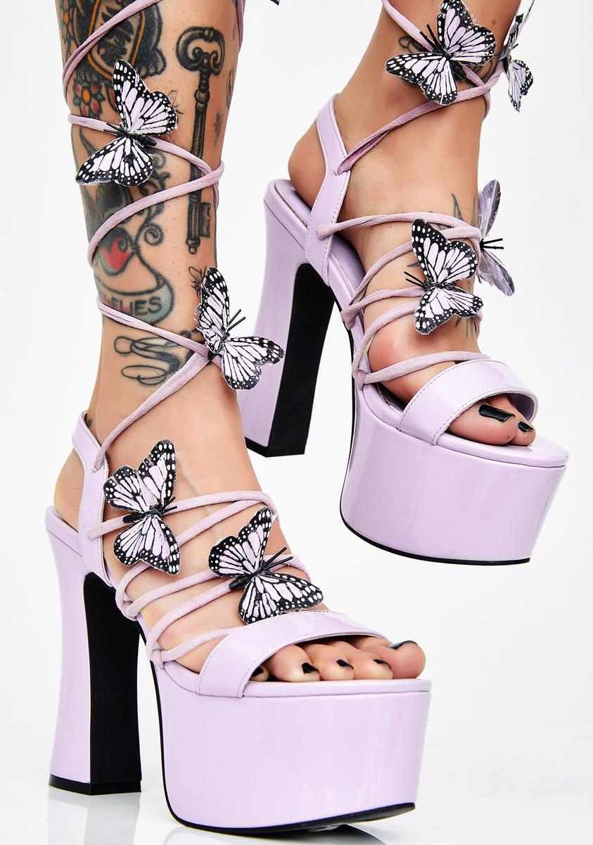 Pixie Queen Lace Up Heels - Image 2