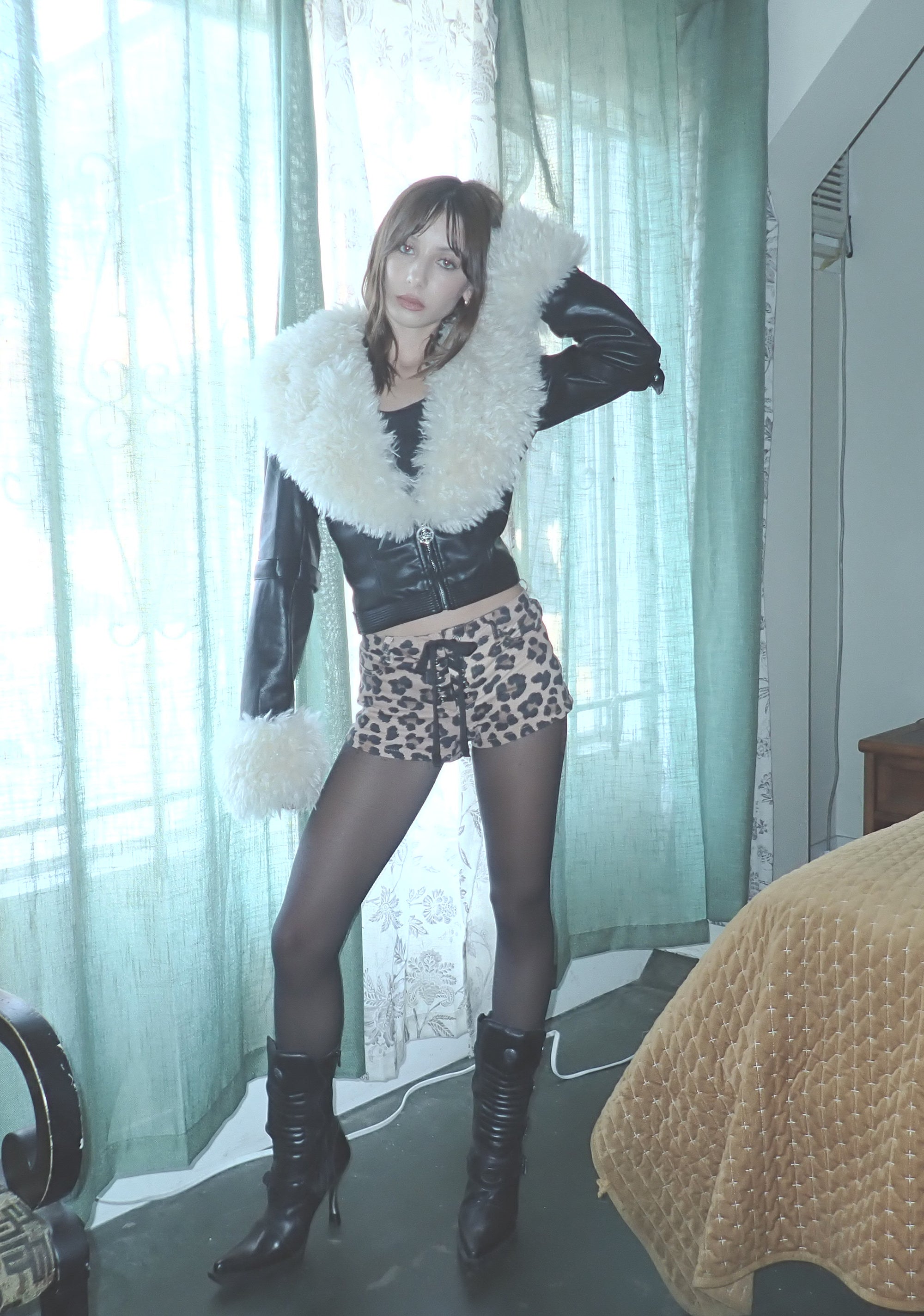 True Spots Leopard Shorts - Image 6