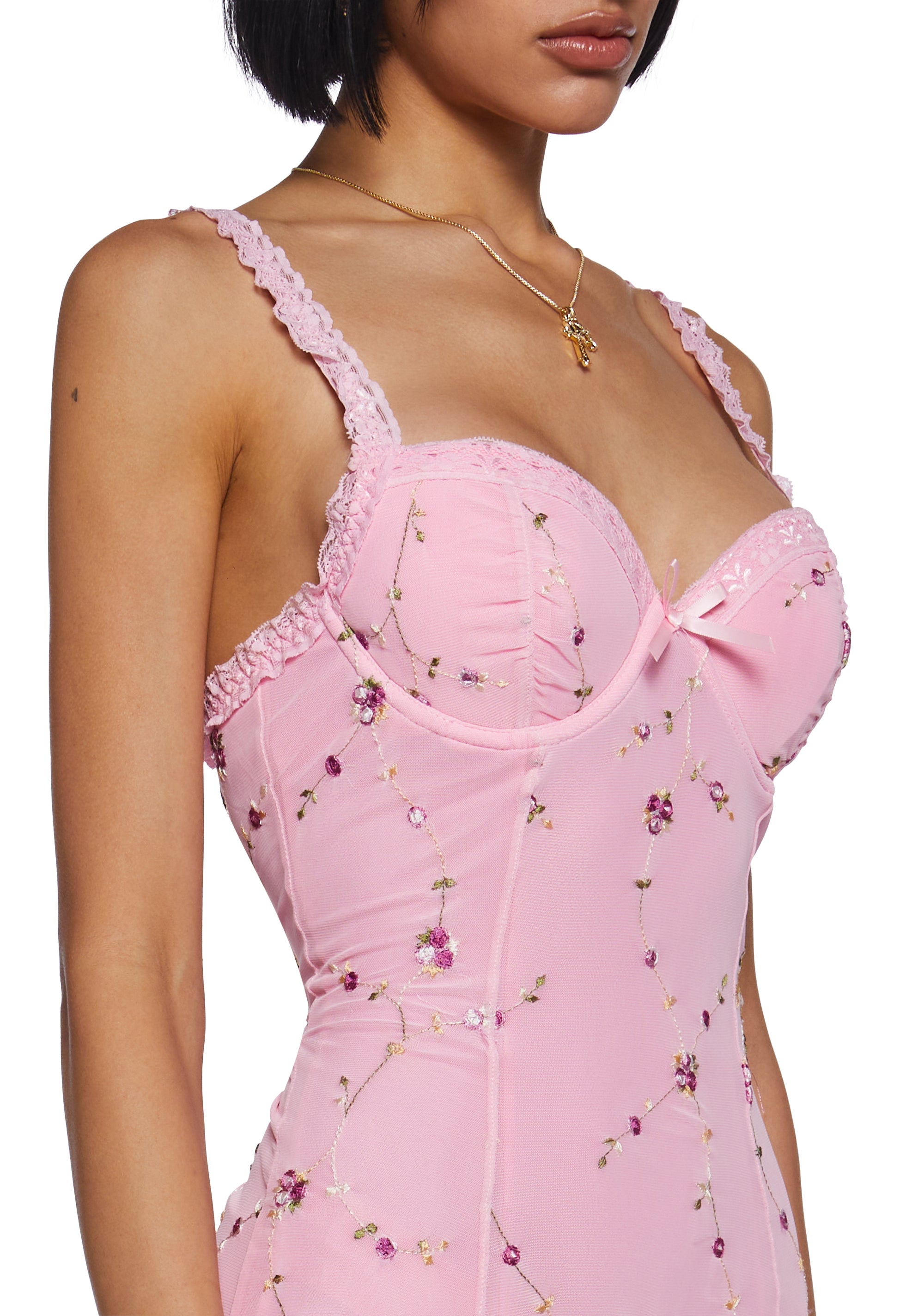 I'm Baby Mini Slip Dress - Light Pink - Image 6