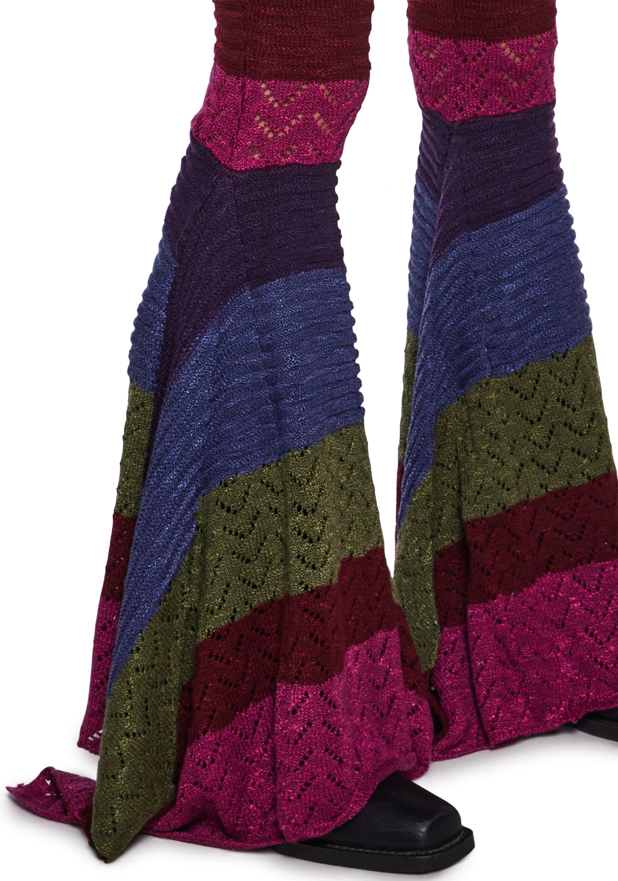 Trippy Fads Crochet Pants - Striped - Image 5