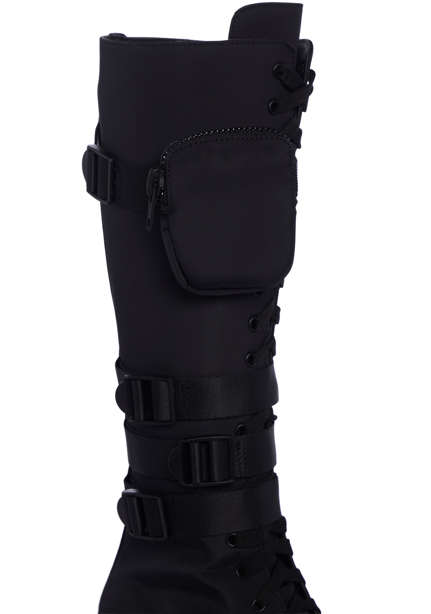 Alternative view of Mad Hustle Knee High Combat Boots