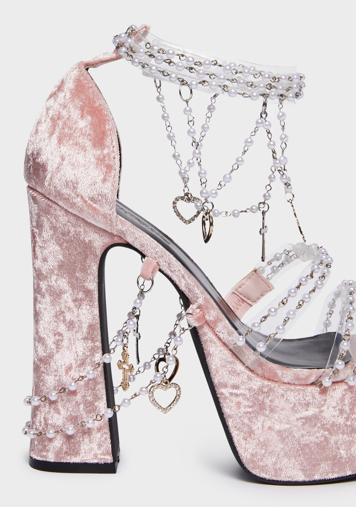 Alternative view of Holy Revelation Platform Heels - Pink