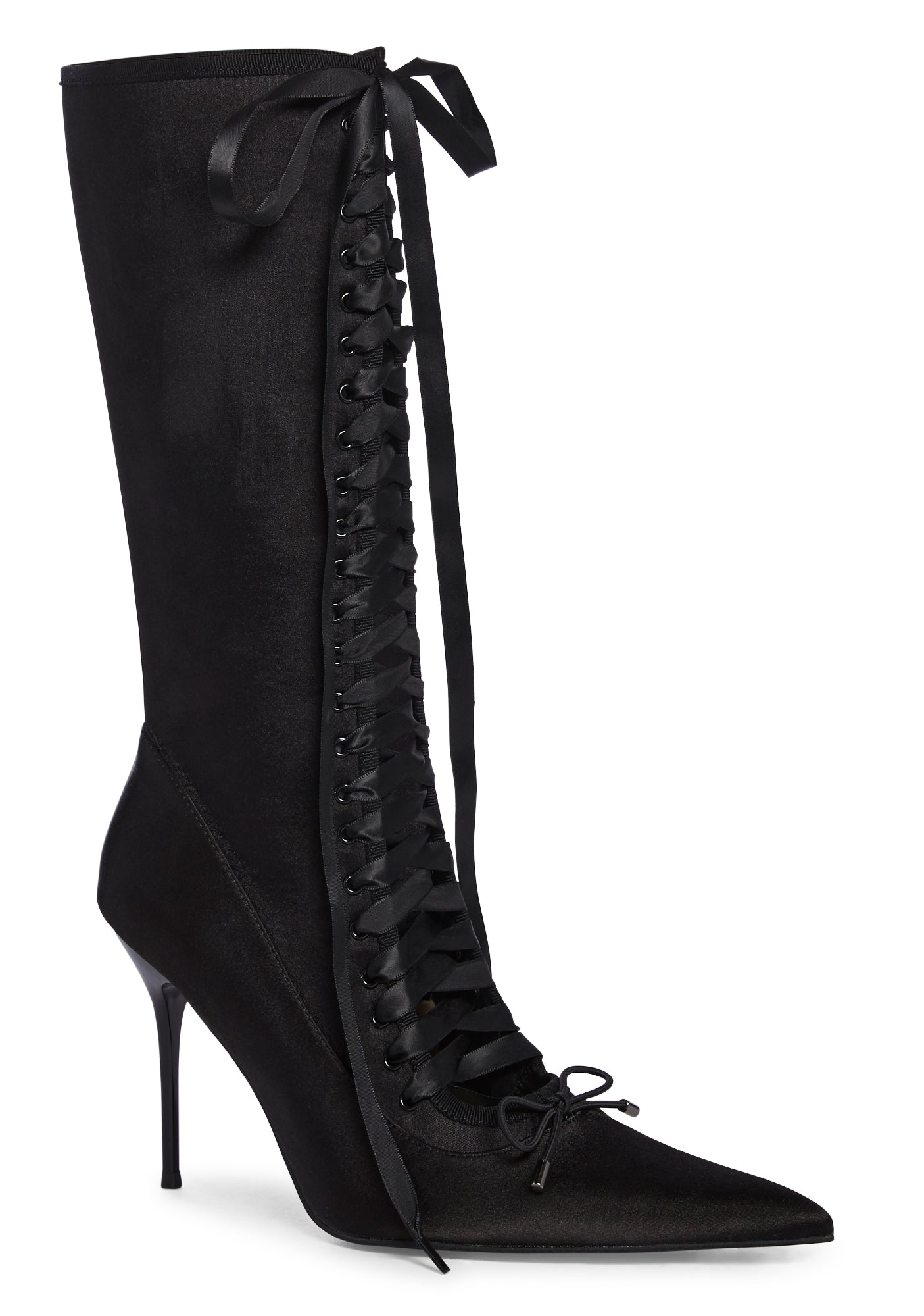 Alternative view of Scandalous Seduction Heeled Boots - Black