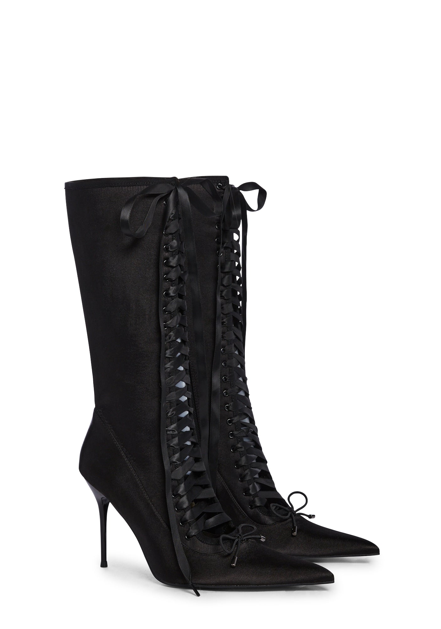 Scandalous Seduction Heeled Boots - Black - Image 3