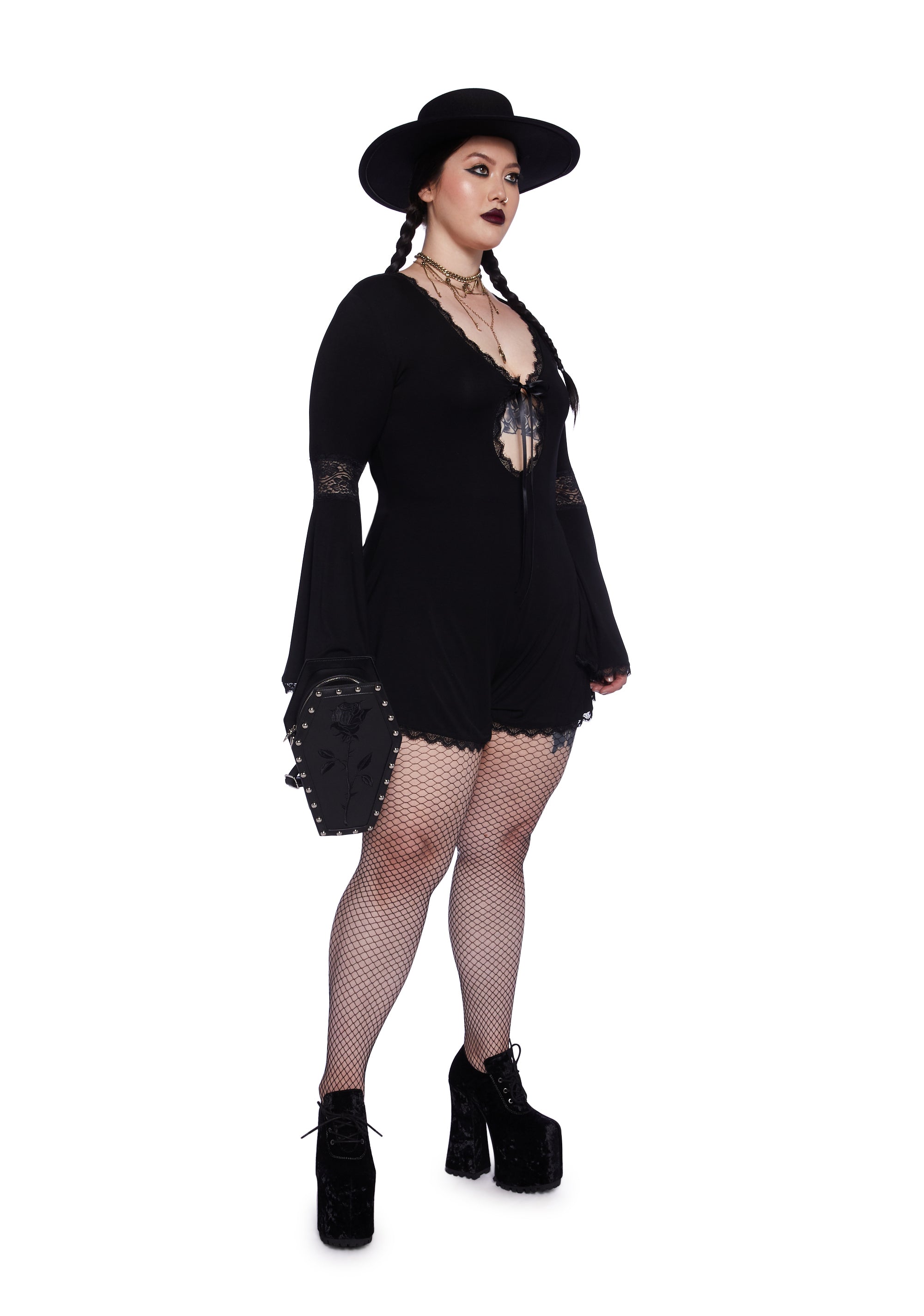Plus Whispering Wind Romper - Image 2