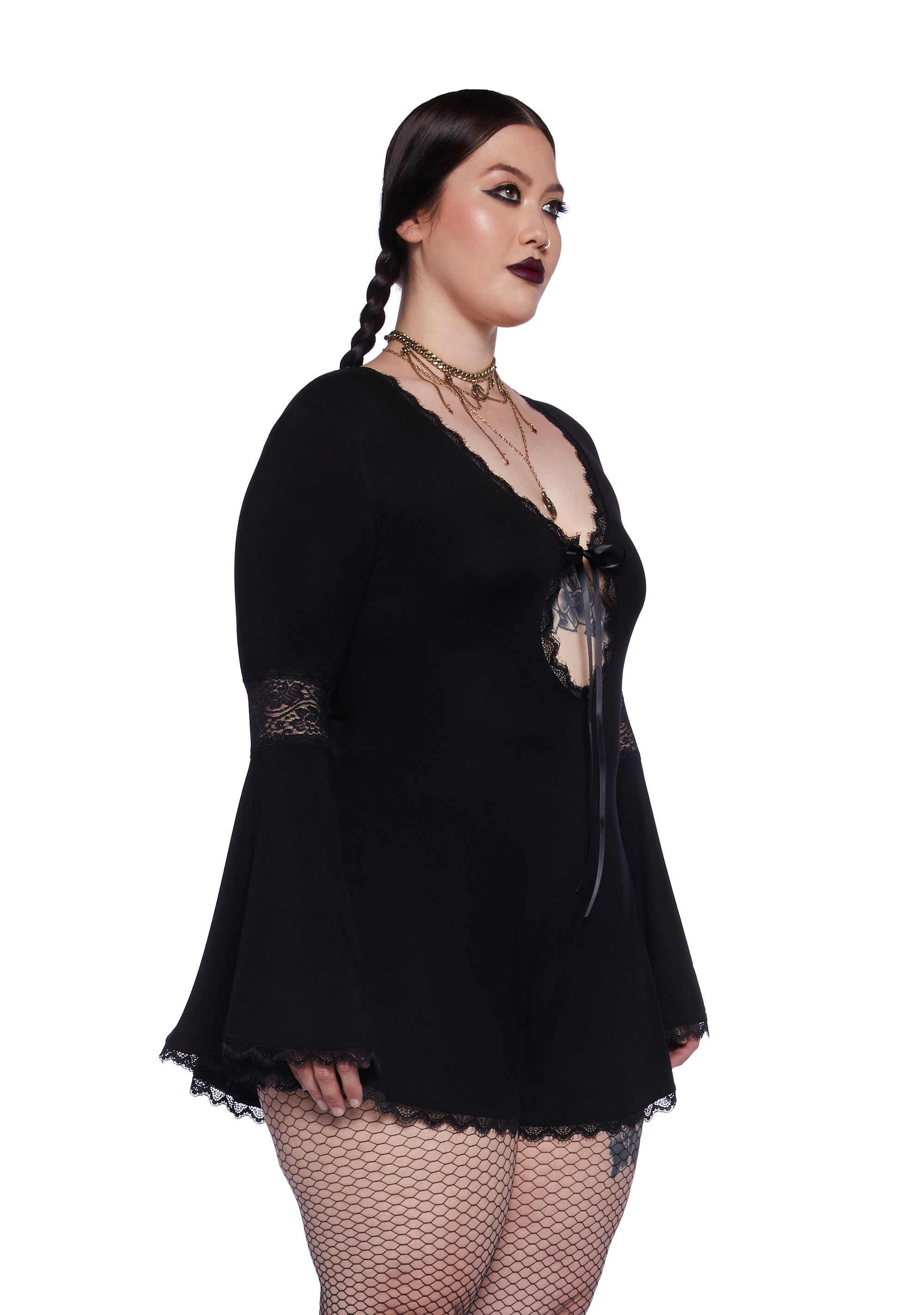 Plus Whispering Wind Romper - Image 3