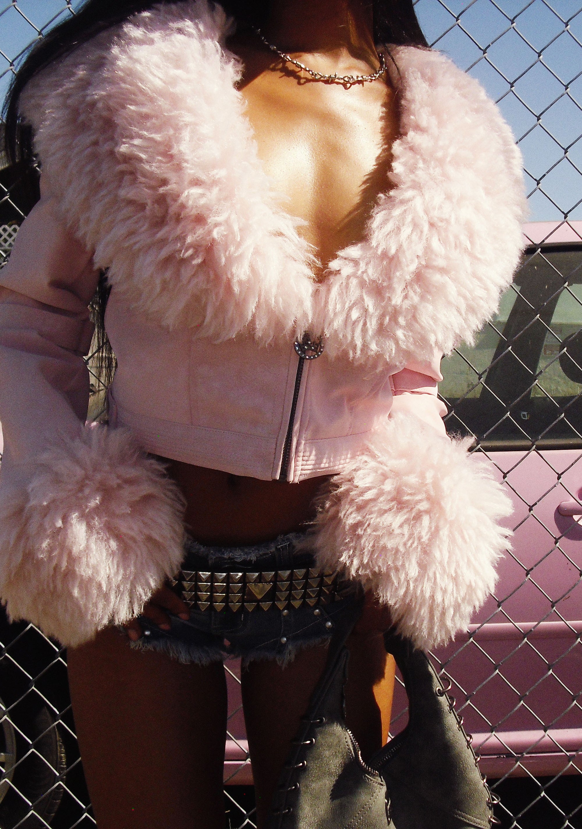 Covet Moto Jacket - Pink - Image 6