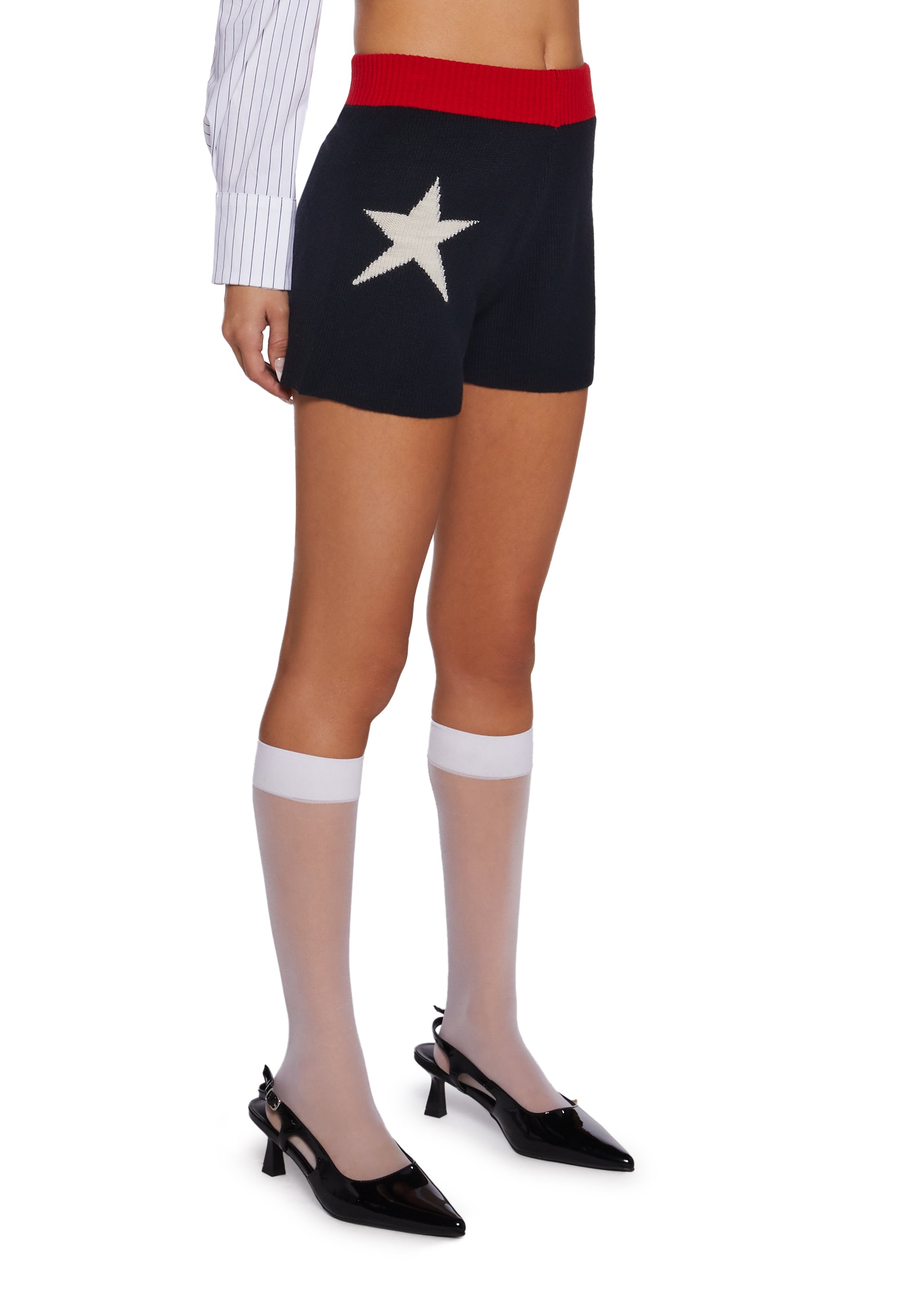 Liquorice Knit Shorts - Image 3