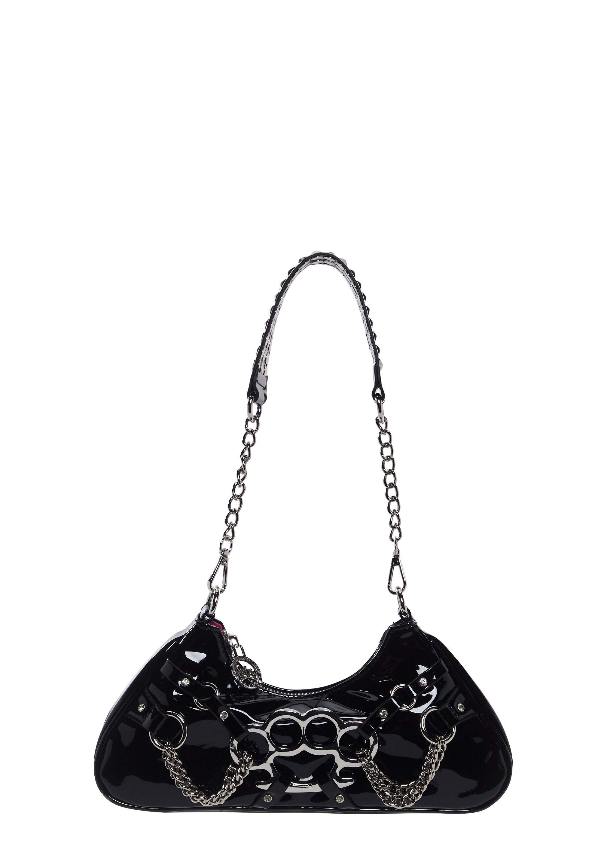 Ciska Brass Knuckle Shoulder Bag