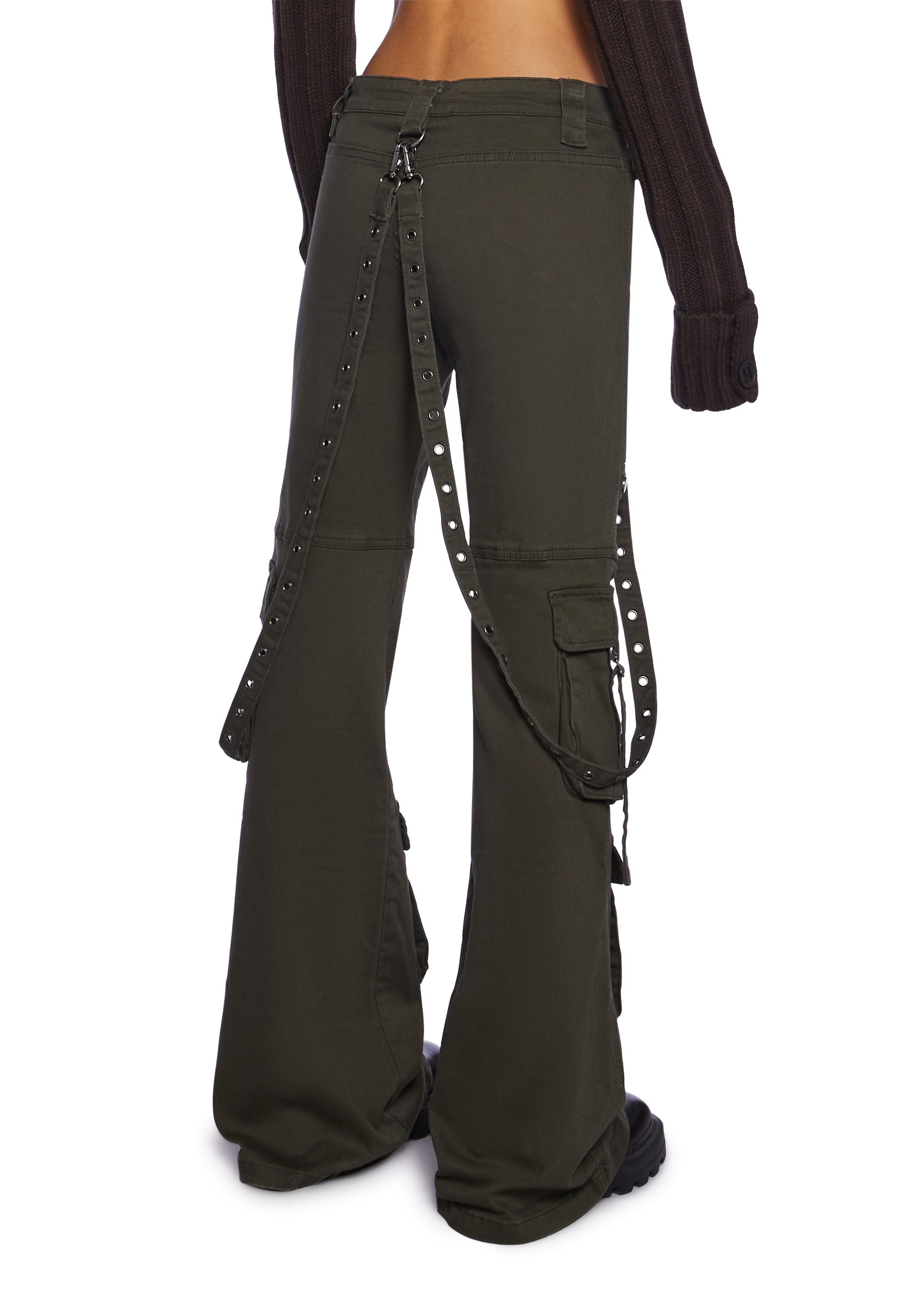Aurora Cargo Jeans - Twill Green - Image 4